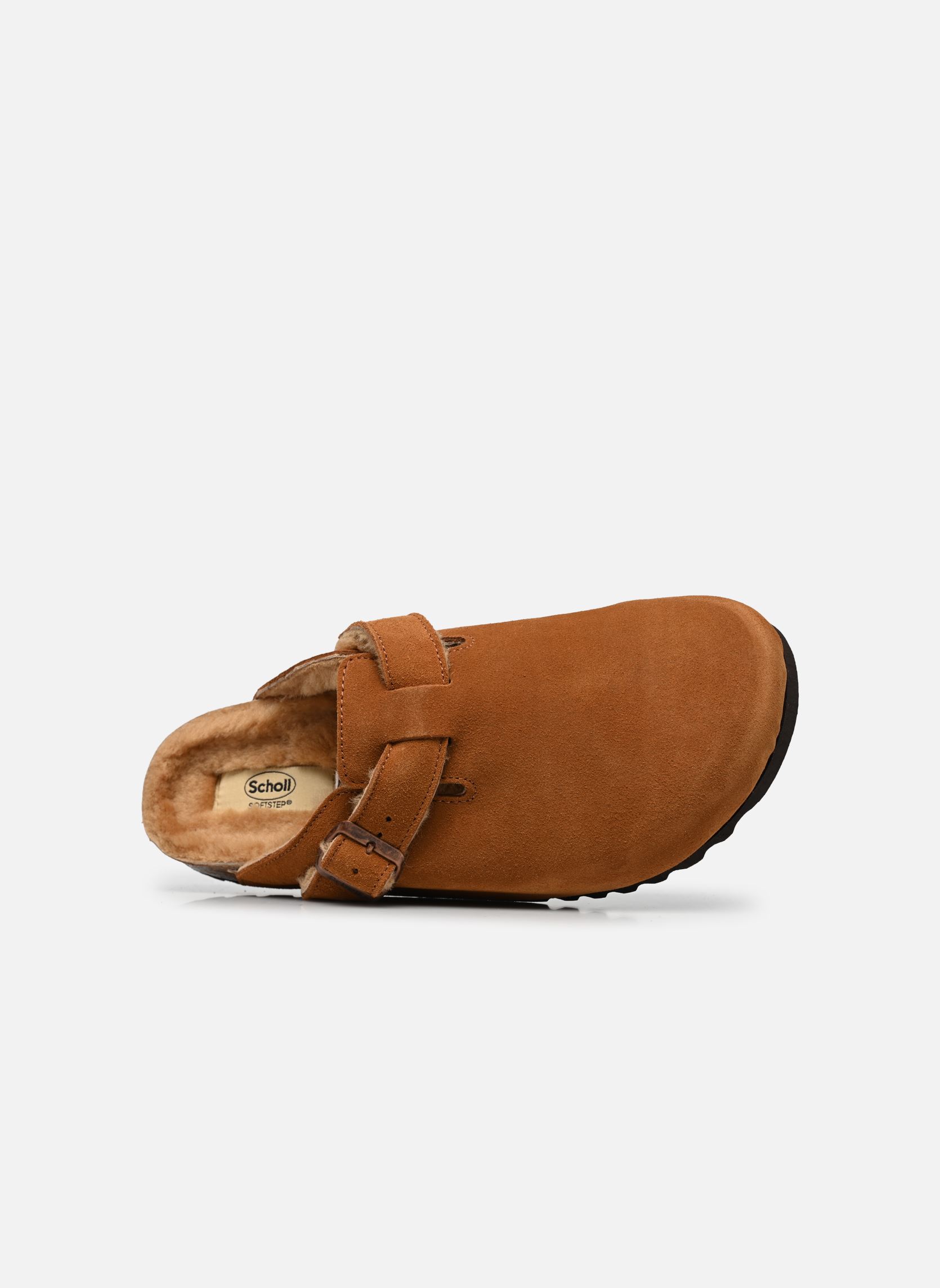 Pantofole Olivier Collection uomo marrone Scholl Pantofole Olivier Collection uomo marrone Brown Suede / Sheepskin