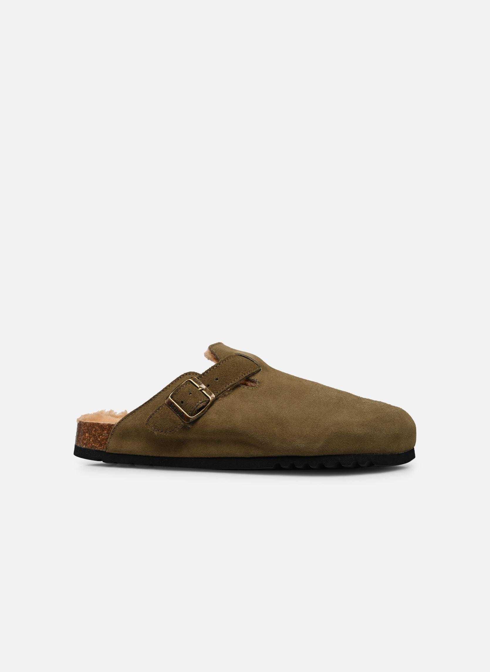 Mules Olivier Collection homme vert Scholl Mules Olivier Collection homme vert Kaki Suede / Sheepskin