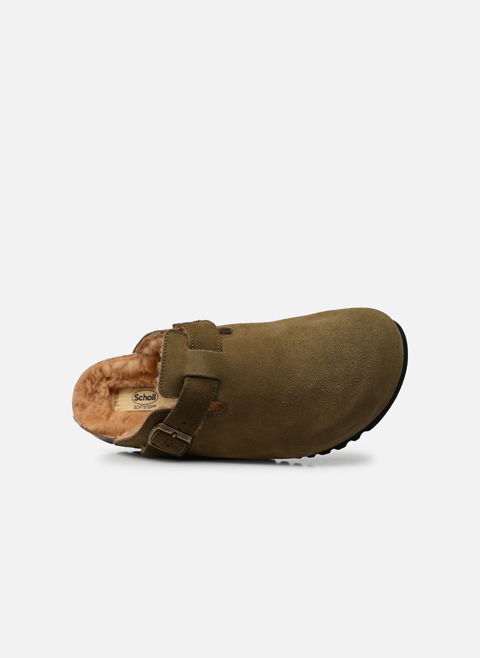 Mules Olivier Collection homme vert Scholl Mules Olivier Collection homme vert Kaki Suede / Sheepskin