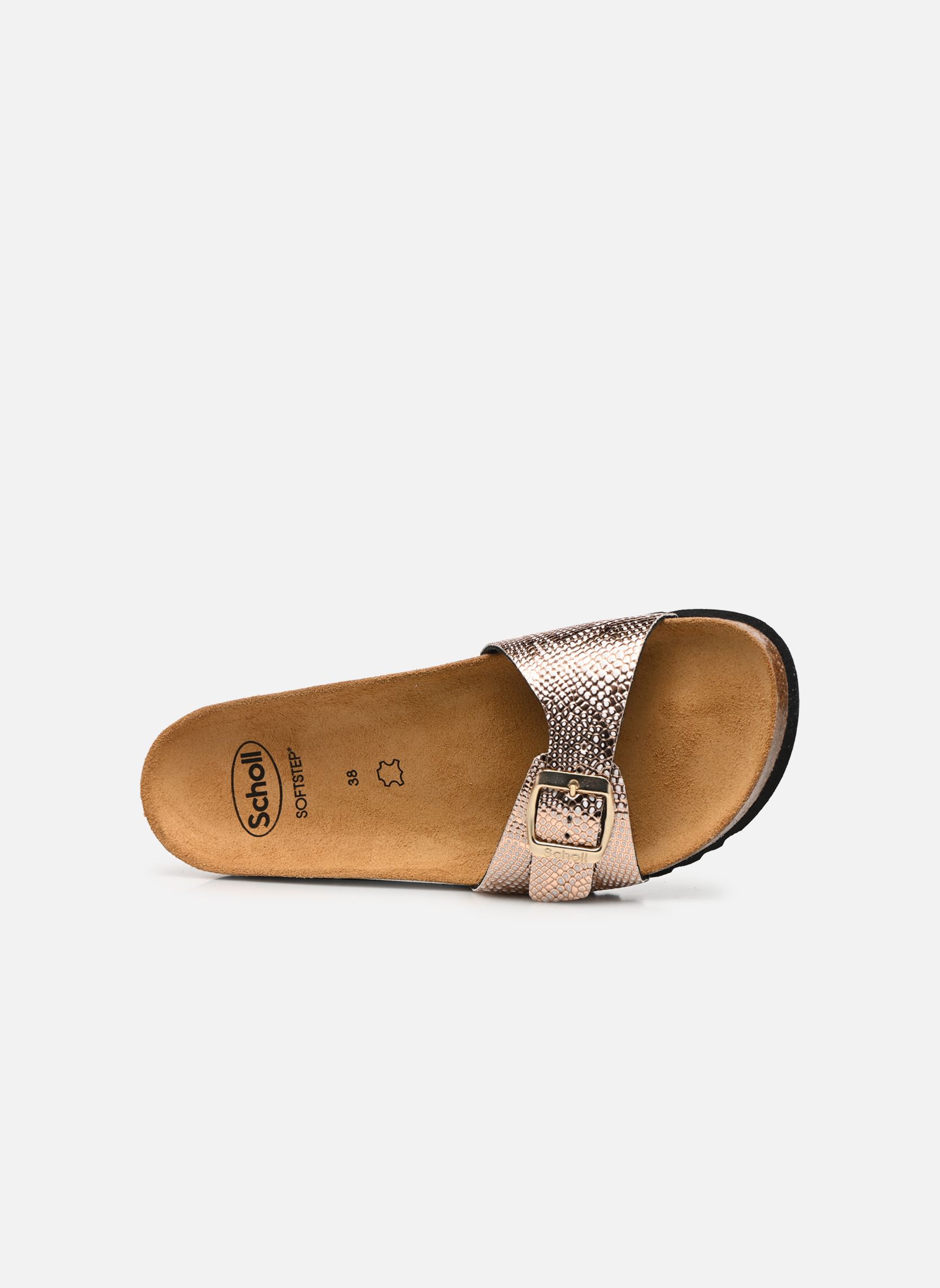 Mules Estelle Collection femme rose Scholl Mules Estelle Collection femme rose PYTHON ROSE COPPER
