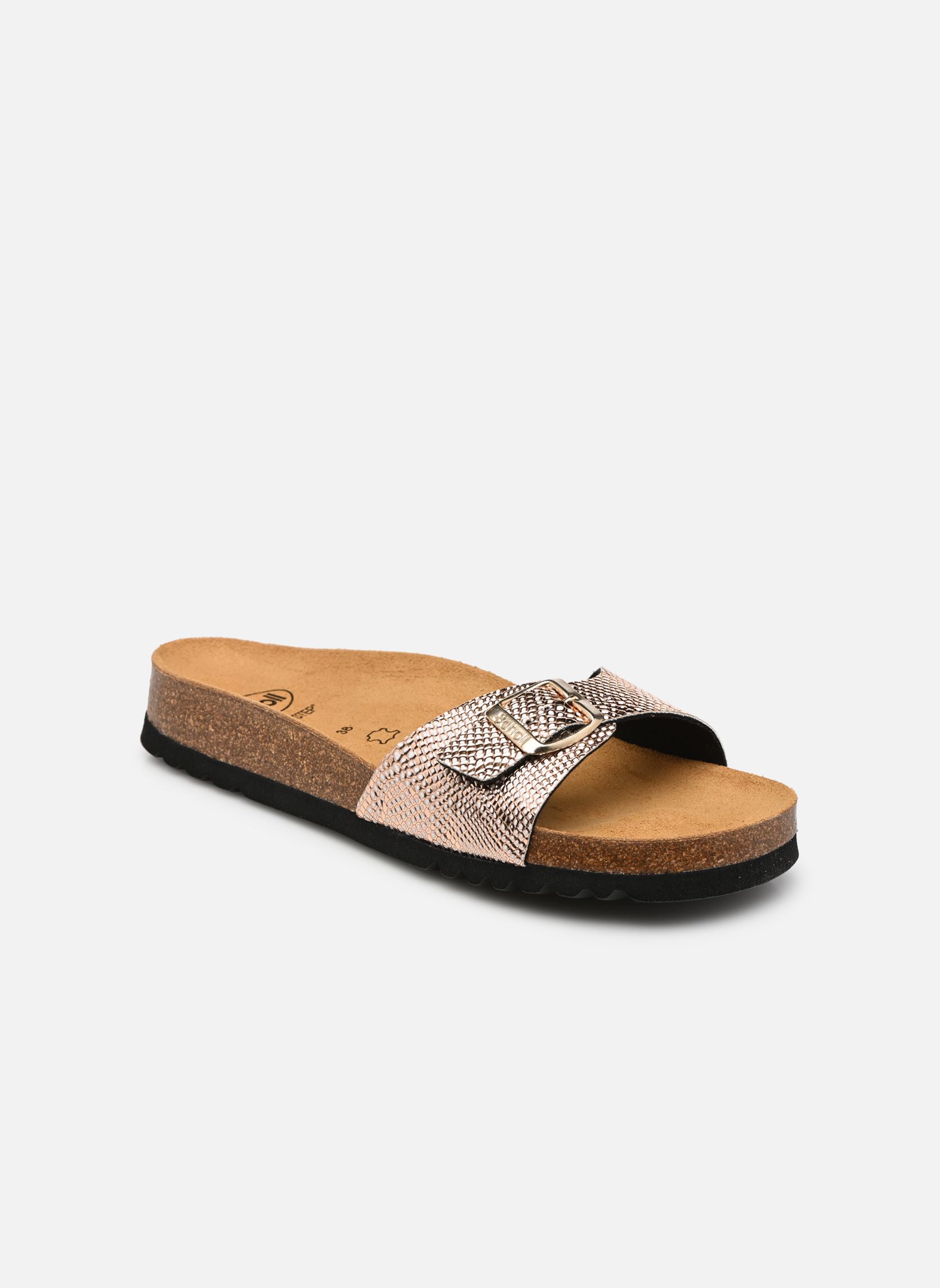 Mules Estelle Collection femme rose Scholl Mules Estelle Collection femme rose PYTHON ROSE COPPER