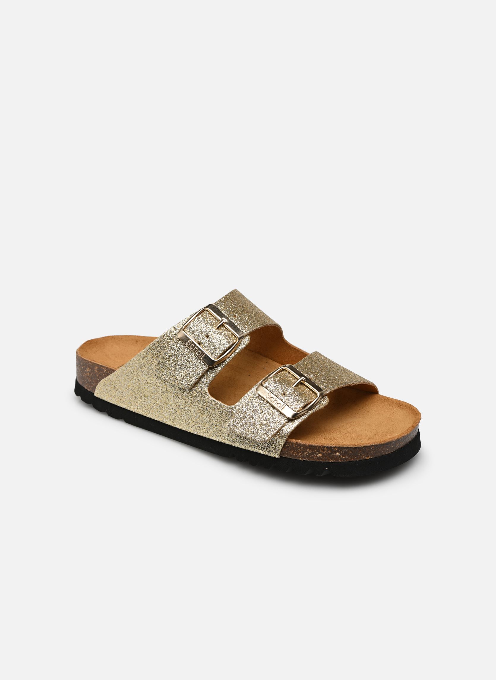 Mules JOSEPHINE COLLECTION femme or et bronze Scholl Mules JOSEPHINE COLLECTION femme or et bronze GLITTER PLATINUM (GOLD)
