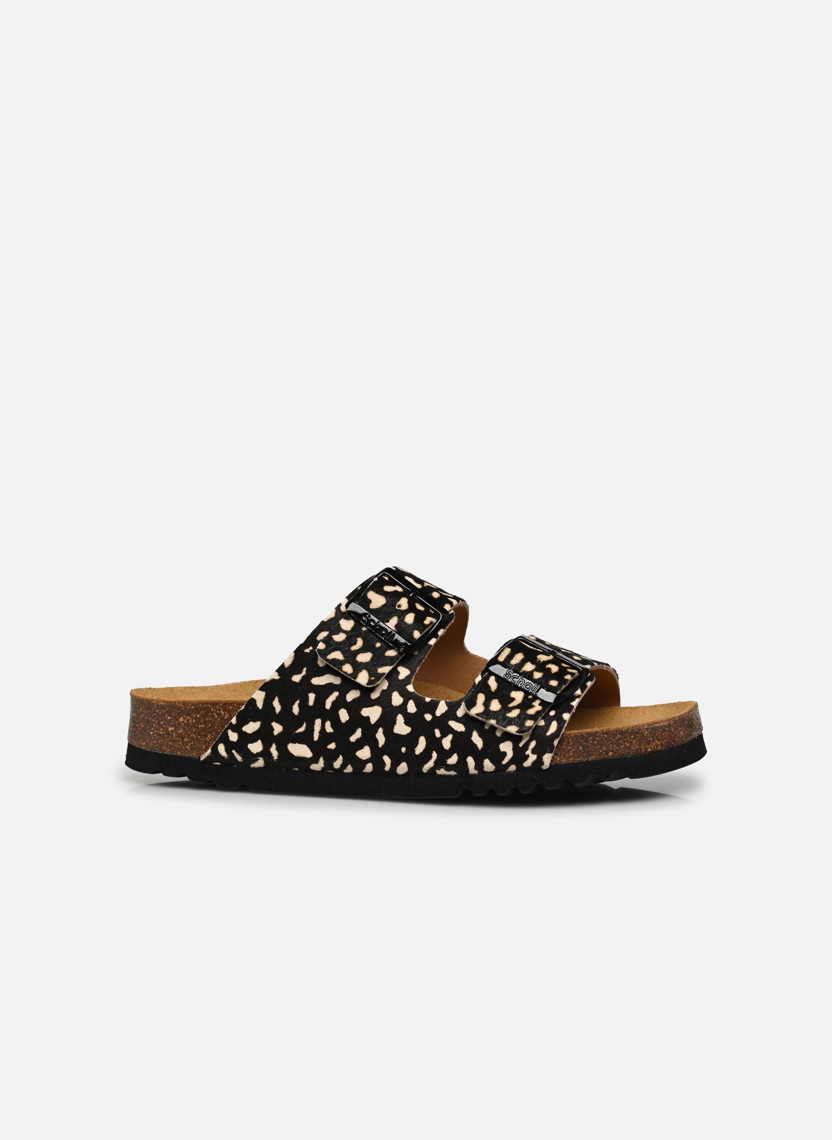 Pantoletten JOSEPHINE COLLECTION damen schwarz Scholl Pantoletten JOSEPHINE COLLECTION damen schwarz BLACK / WHITE PRINTED PONY LEA