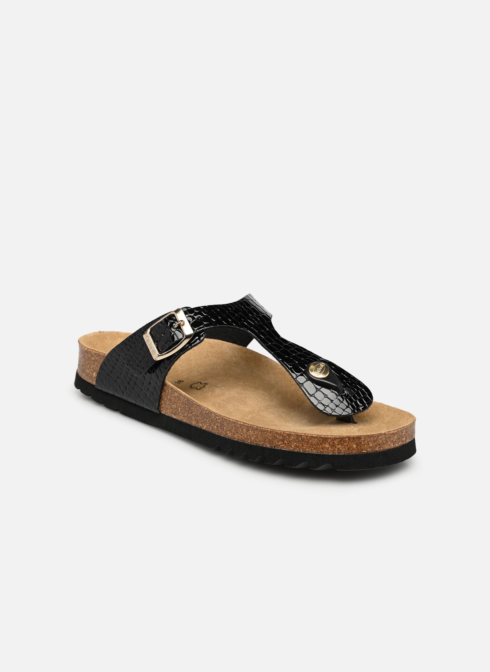 Sandalen NICOLE COLLECTION dames zwart Scholl Sandalen NICOLE COLLECTION dames zwart Croco Black