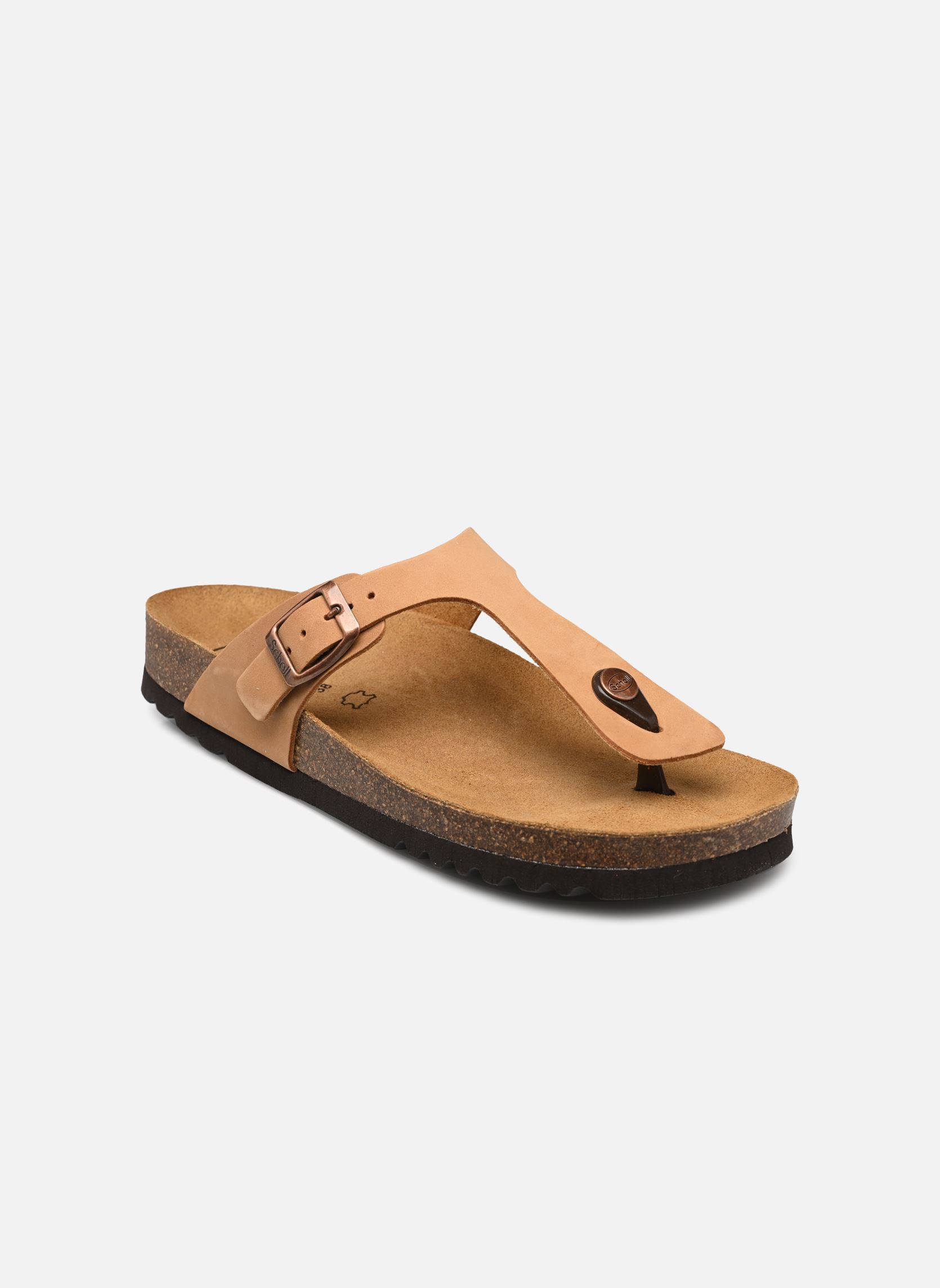 Sandales NICOLE COLLECTION femme beige Scholl Sandales NICOLE COLLECTION femme beige Caramel nubuck