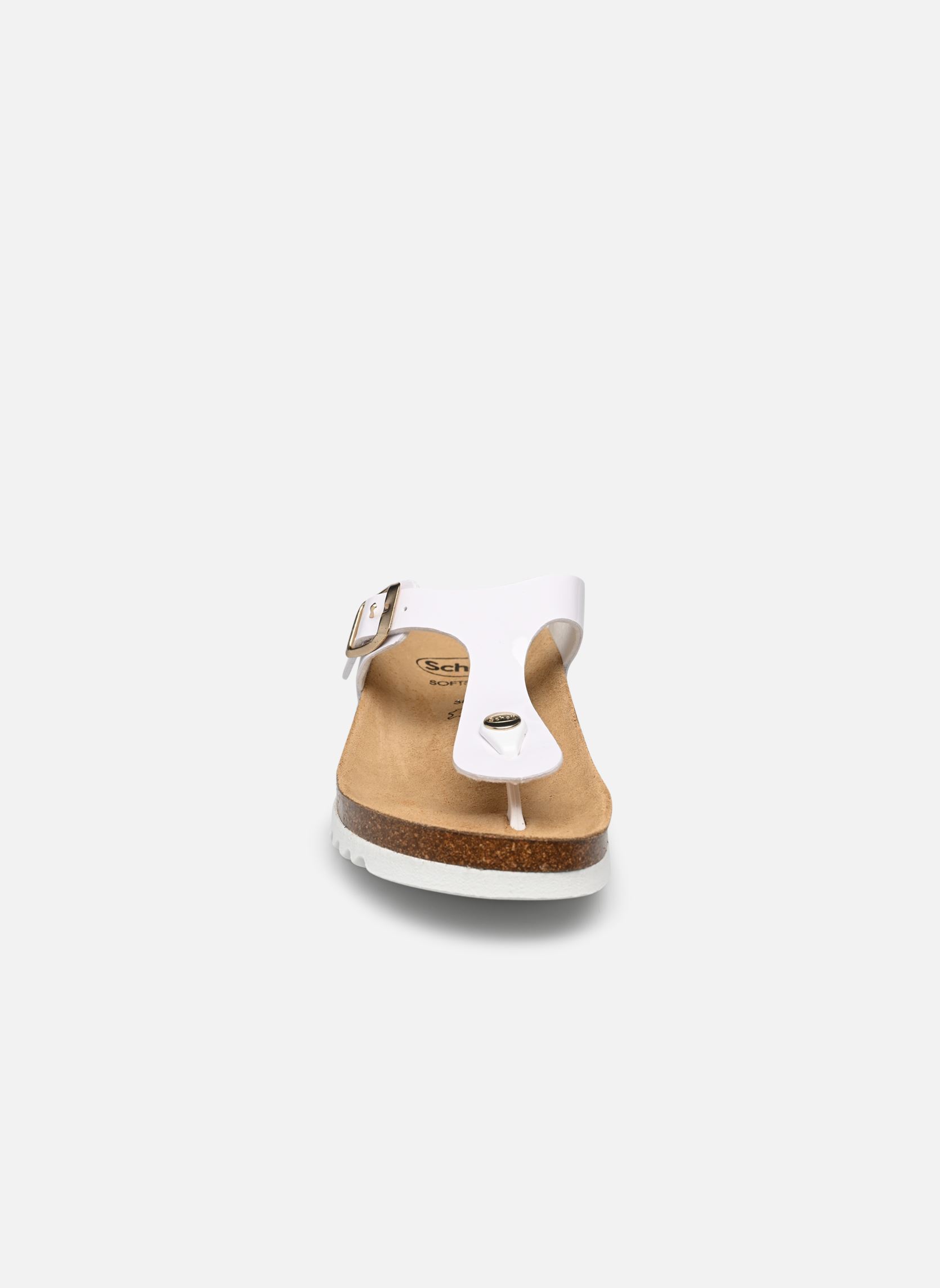 Sandalen NICOLE COLLECTION damen weiß Scholl Sandalen NICOLE COLLECTION damen weiß White Vernis