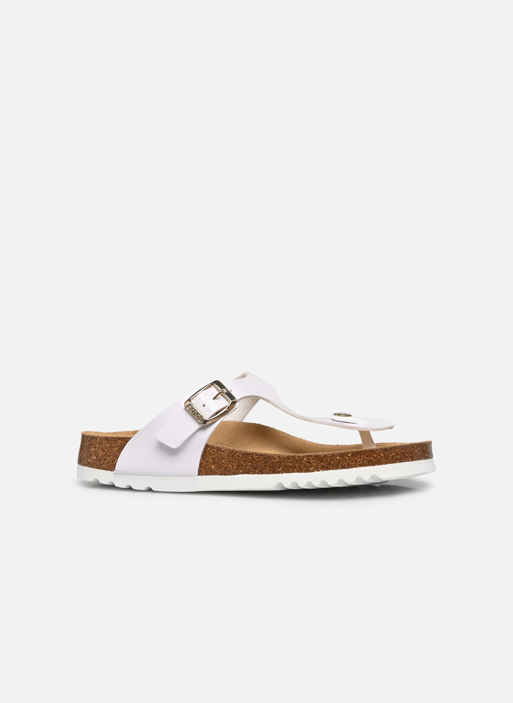 Sandalen NICOLE COLLECTION damen weiß Scholl Sandalen NICOLE COLLECTION damen weiß White Vernis