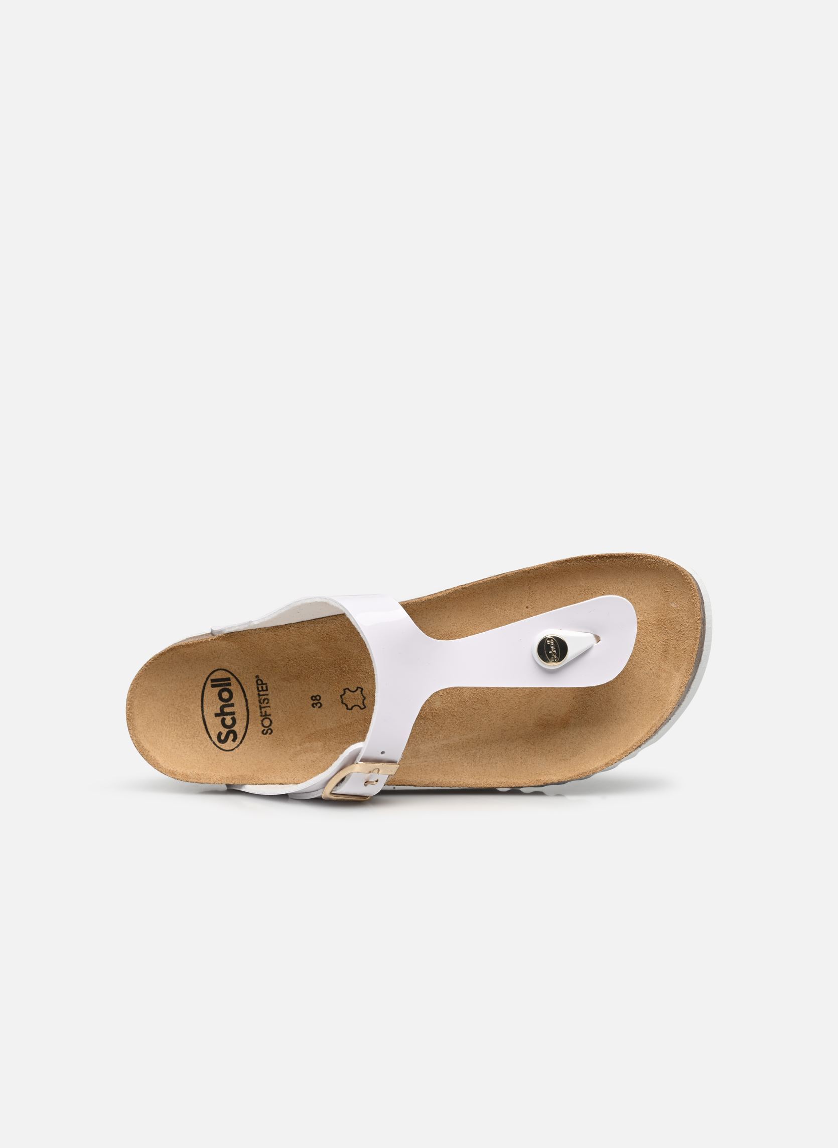 Sandalen NICOLE COLLECTION damen weiß Scholl Sandalen NICOLE COLLECTION damen weiß White Vernis