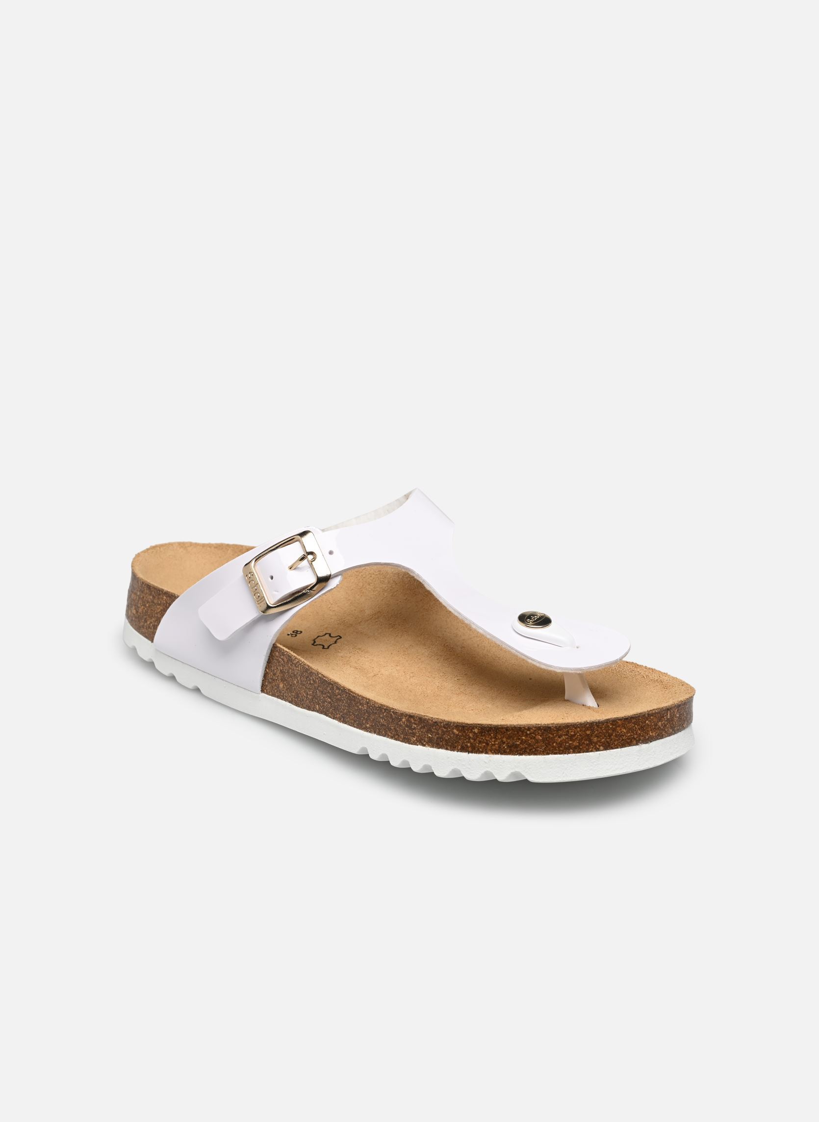Sandalen NICOLE COLLECTION damen weiß Scholl Sandalen NICOLE COLLECTION damen weiß White Vernis
