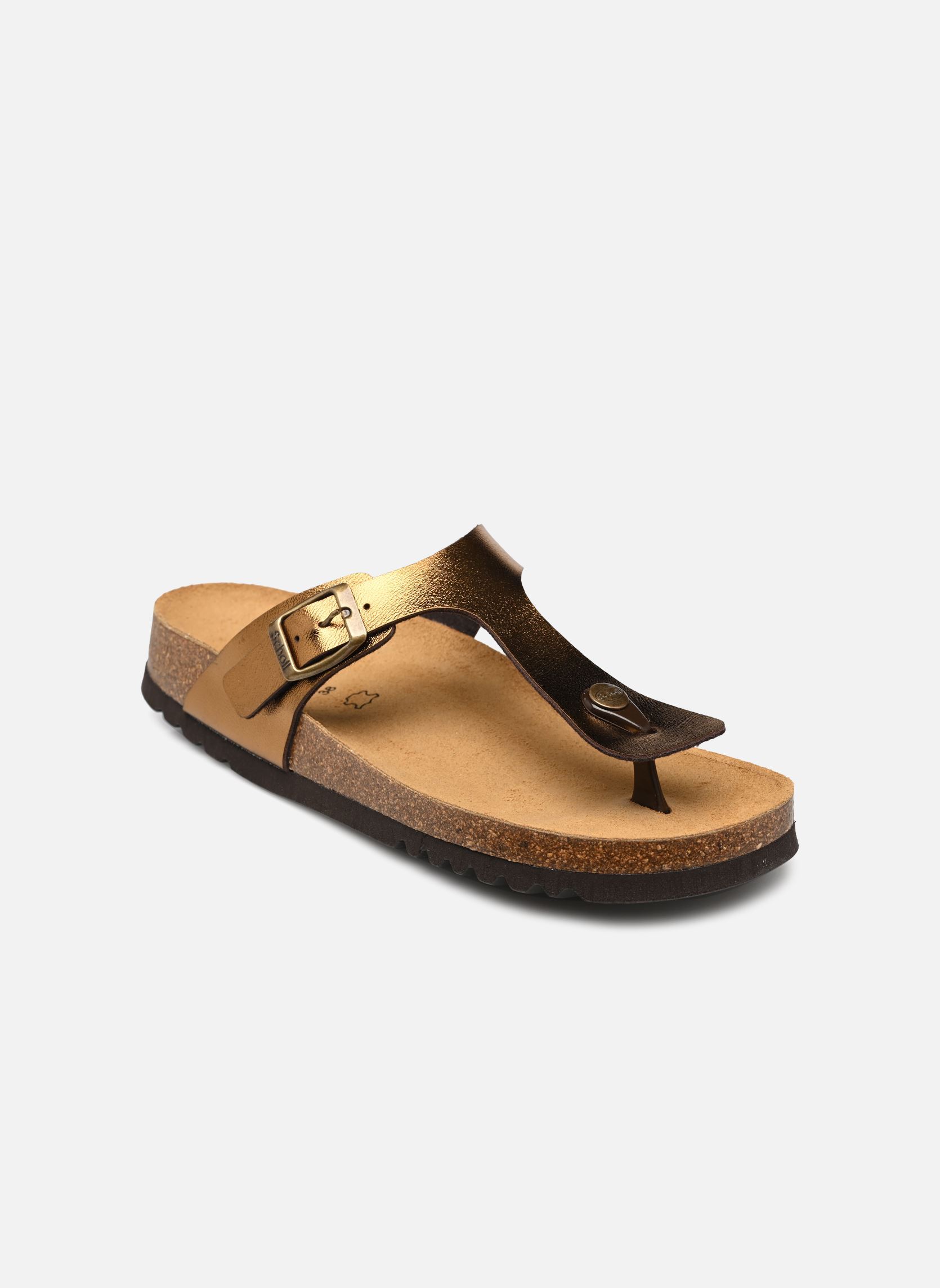 Sandalen NICOLE COLLECTION damen gold und bronze Scholl Sandalen NICOLE COLLECTION damen gold und bronze Bronze Laminé
