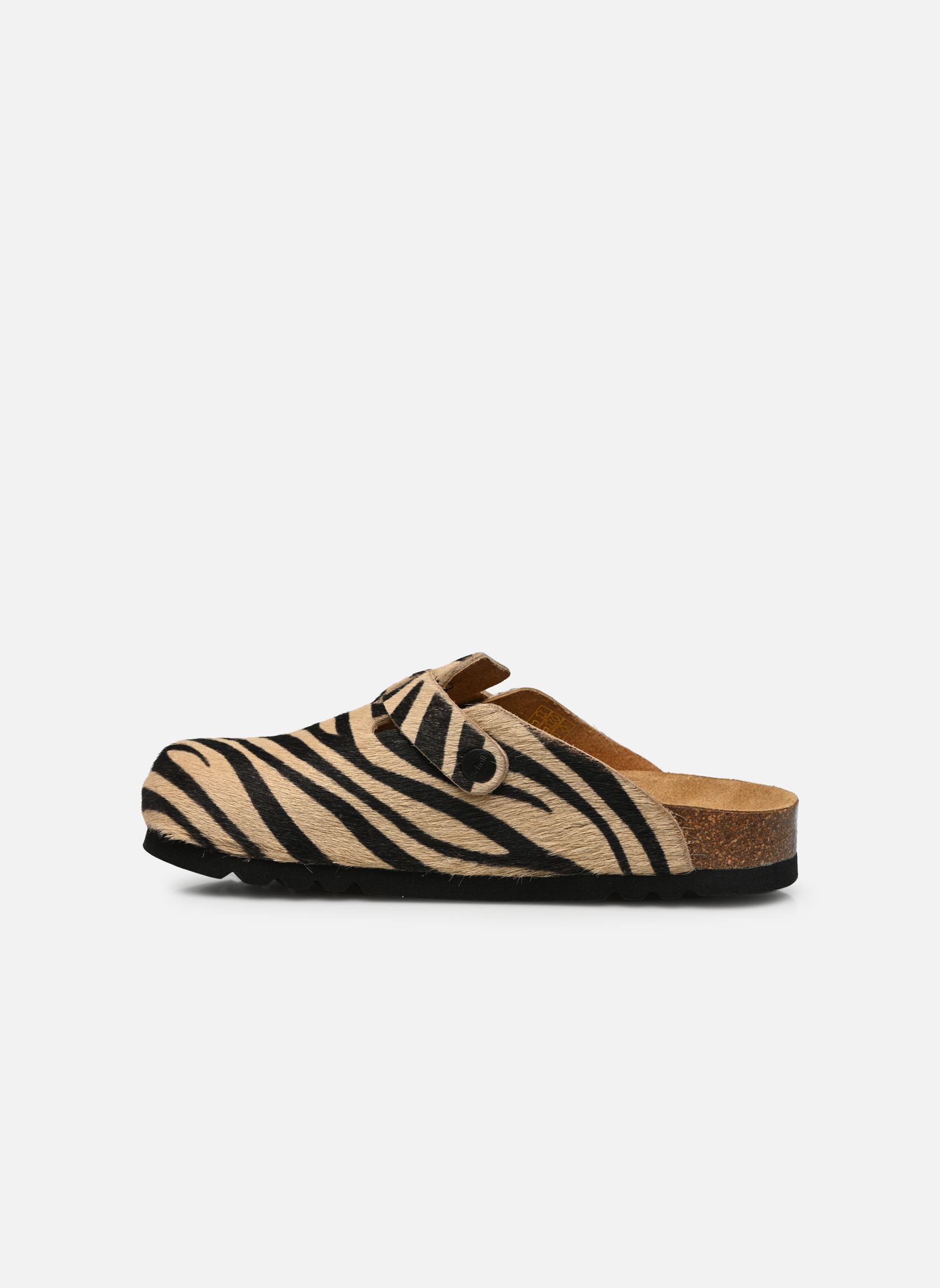 Pantoletten FAE COLLECTION damen schwarz Scholl Pantoletten FAE COLLECTION damen schwarz ZEBRA BEIGE/BLACK