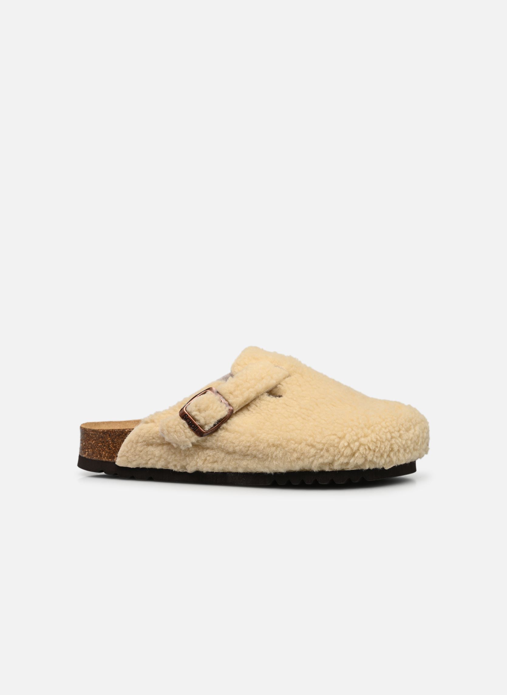 Pantoletten FAE COLLECTION damen weiß Scholl Pantoletten FAE COLLECTION damen weiß BEIGE FUR