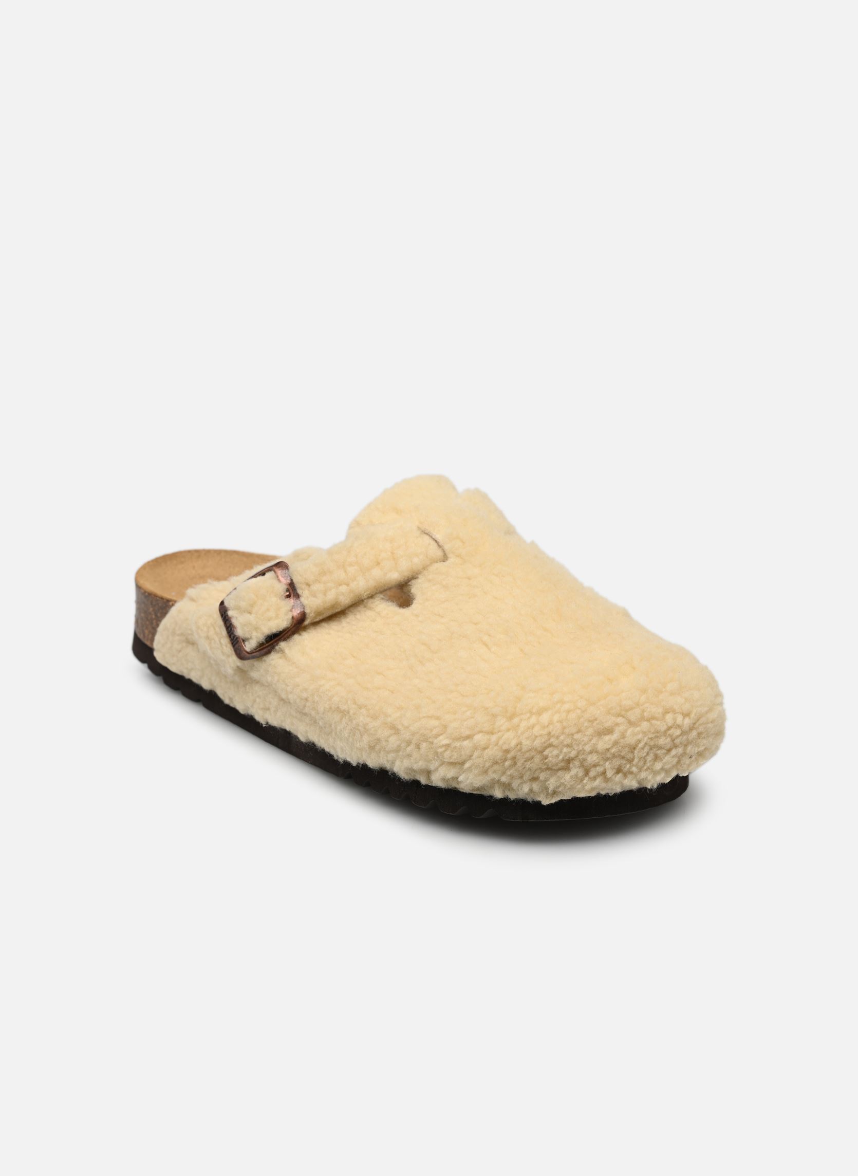 Pantoletten FAE COLLECTION damen weiß Scholl Pantoletten FAE COLLECTION damen weiß BEIGE FUR