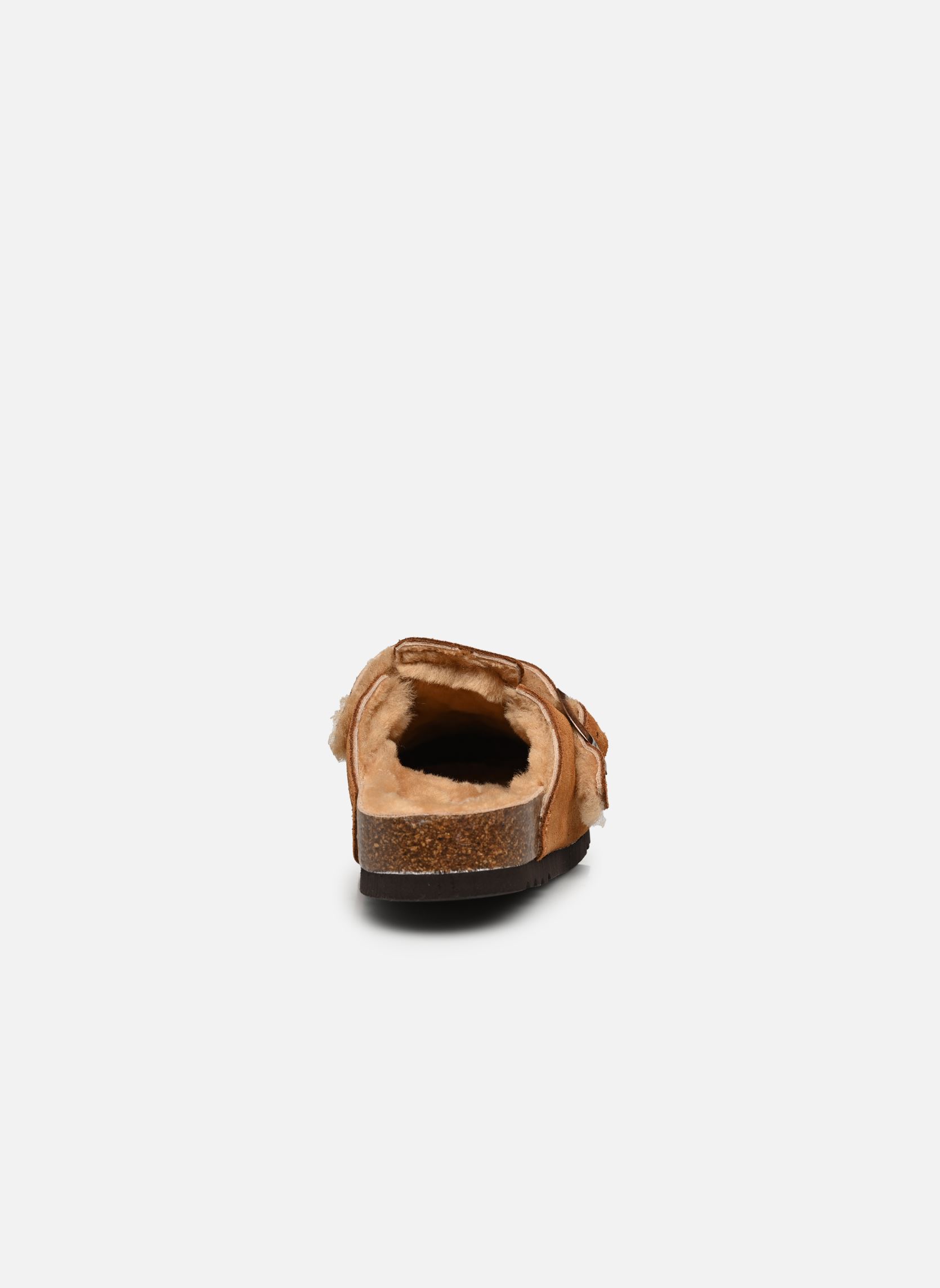 Mules FAE COLLECTION femme marron Scholl Mules FAE COLLECTION femme marron BROWN SUEDE / SHEEPSKIN