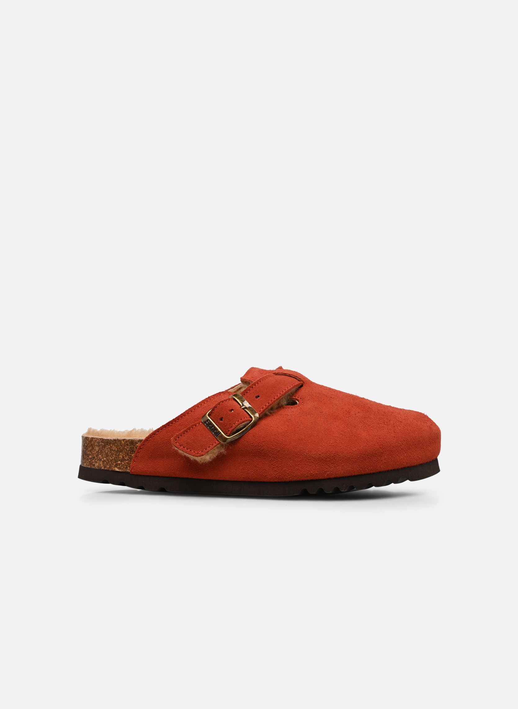 Pantoletten FAE COLLECTION damen orange Scholl Pantoletten FAE COLLECTION damen orange RUST SUEDE / SHEEPSKIN