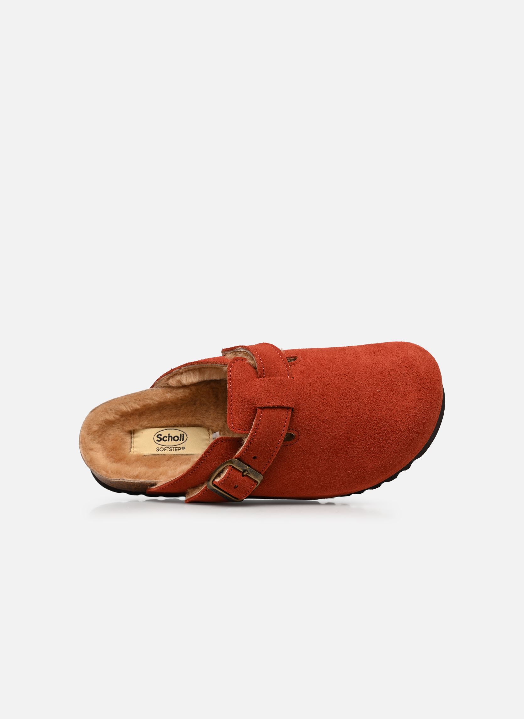 Pantoletten FAE COLLECTION damen orange Scholl Pantoletten FAE COLLECTION damen orange RUST SUEDE / SHEEPSKIN