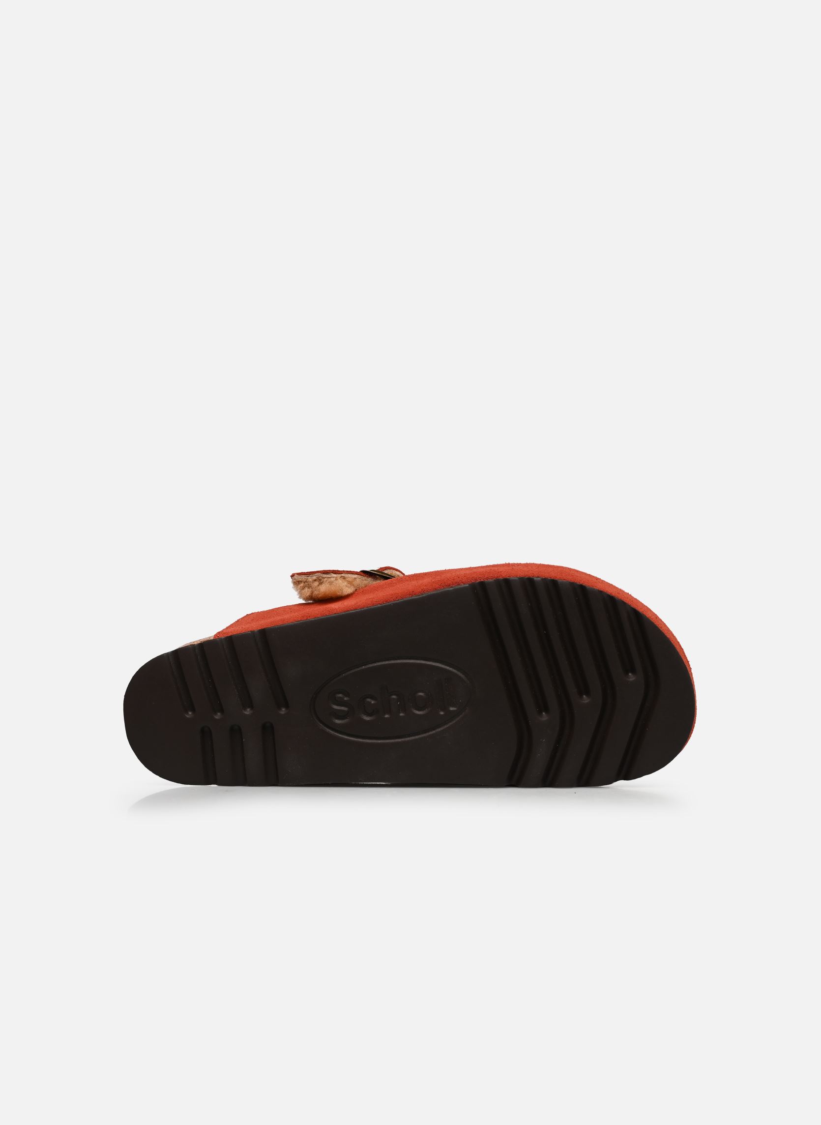 Pantoletten FAE COLLECTION damen orange Scholl Pantoletten FAE COLLECTION damen orange RUST SUEDE / SHEEPSKIN
