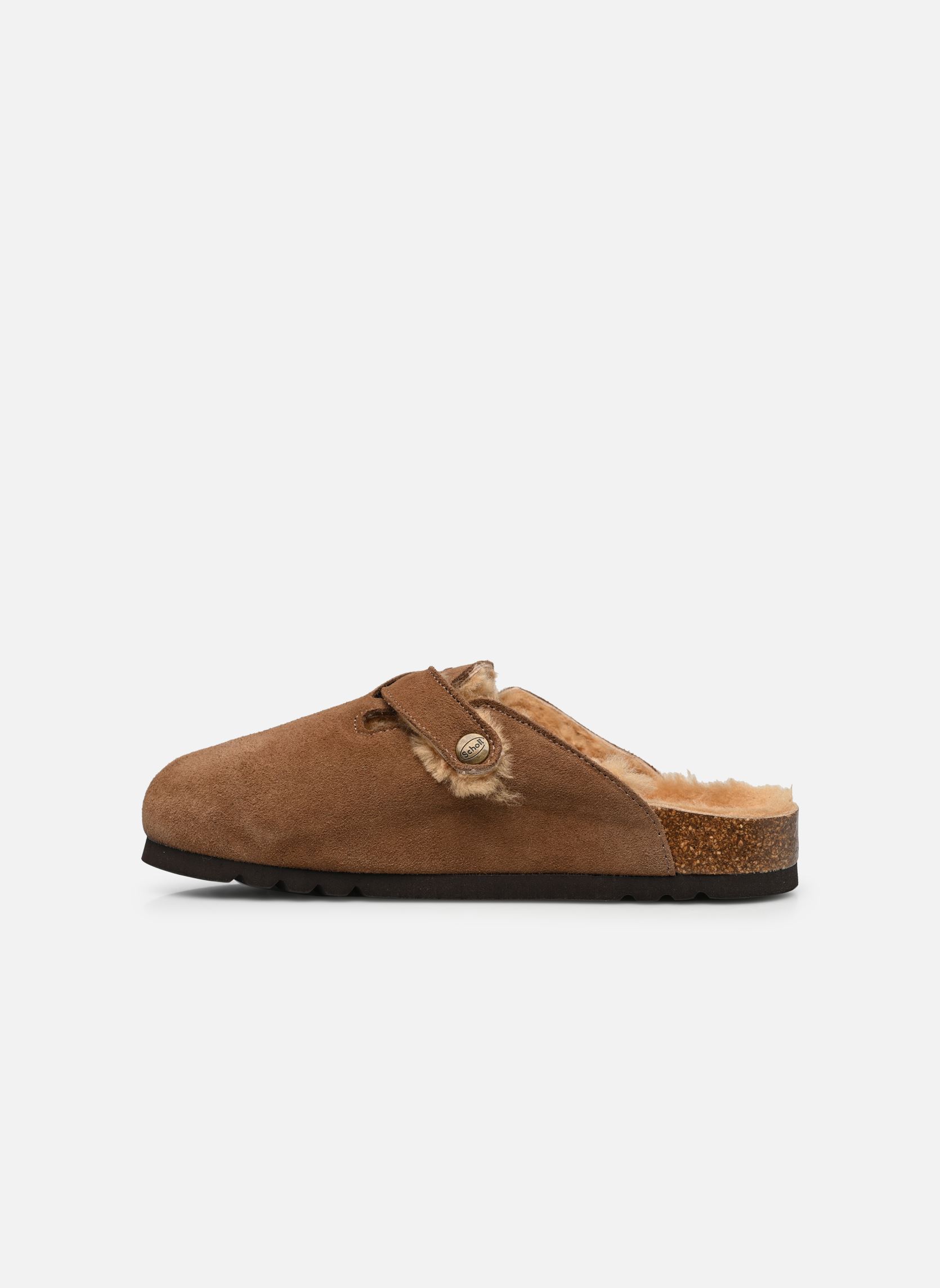 Pantoletten FAE COLLECTION damen braun Scholl Pantoletten FAE COLLECTION damen braun TAUPE SUEDE / SHEEPSKIN