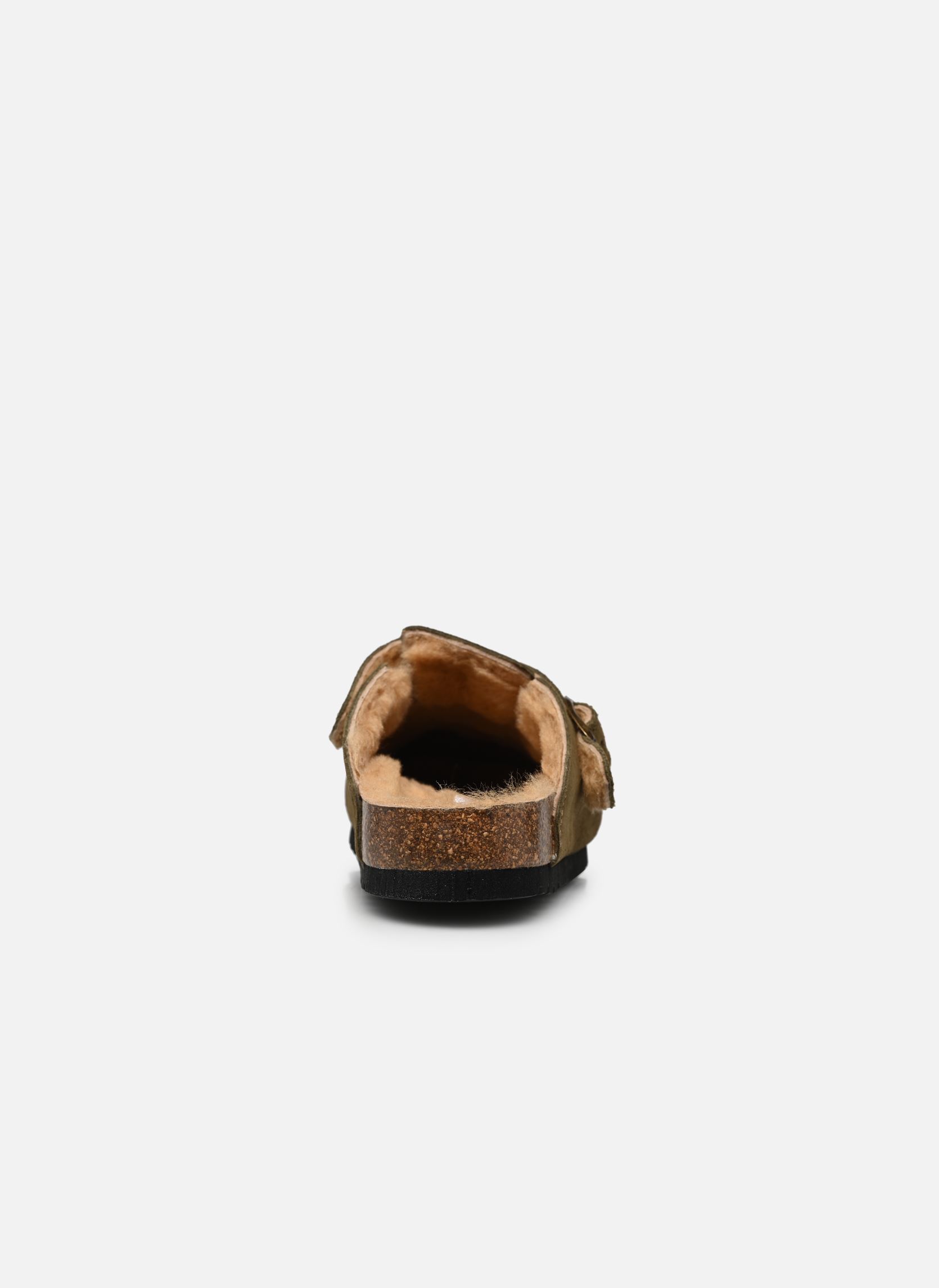 Mules FAE COLLECTION mujer verde Scholl Mules FAE COLLECTION mujer verde KAKI SUEDE / SHEEPSKIN