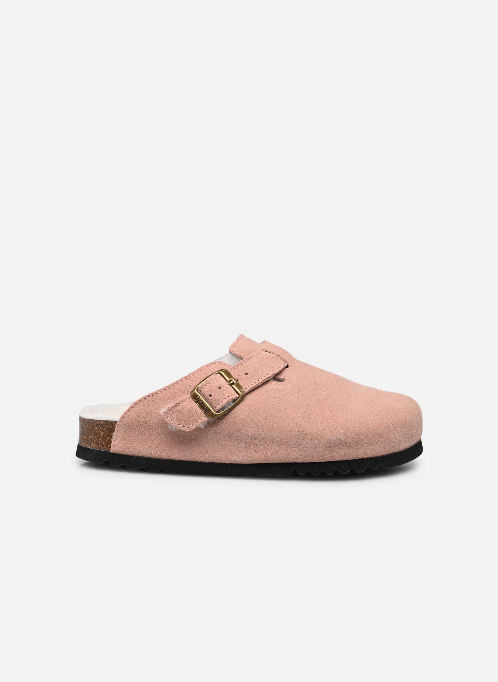 Mules FAE COLLECTION femme rose Scholl Mules FAE COLLECTION femme rose DUSTY PINK SUEDE / SHEEPSKIN