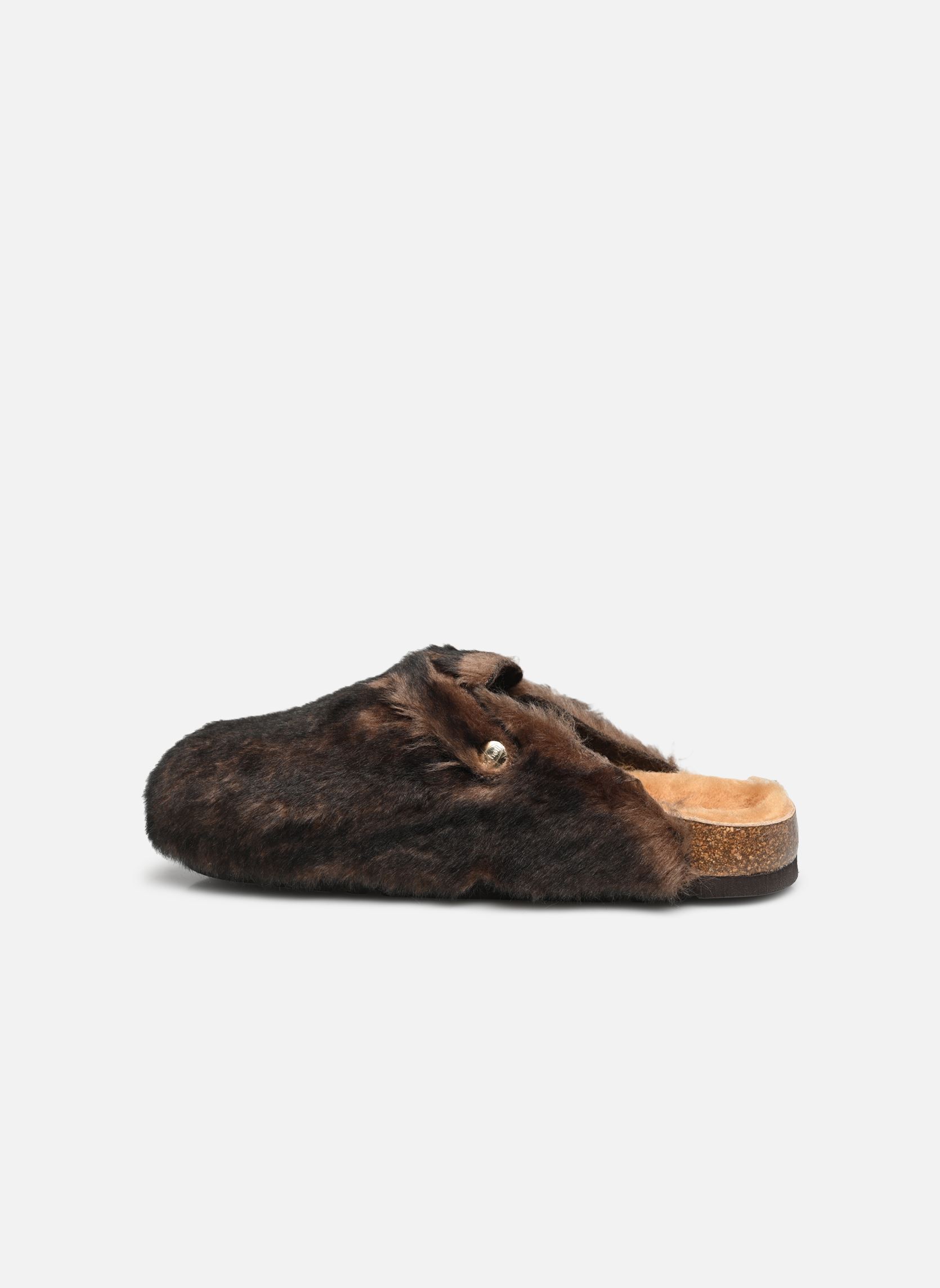 Pantoletten FAE COLLECTION damen braun Scholl Pantoletten FAE COLLECTION damen braun BROWN FUR / SHEEPSKIN