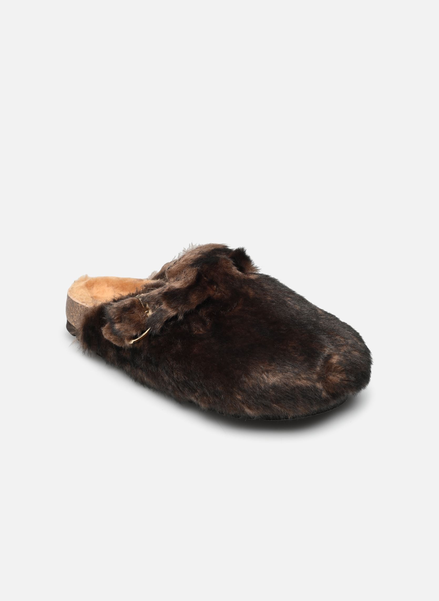 Pantoletten FAE COLLECTION damen braun Scholl Pantoletten FAE COLLECTION damen braun BROWN FUR / SHEEPSKIN