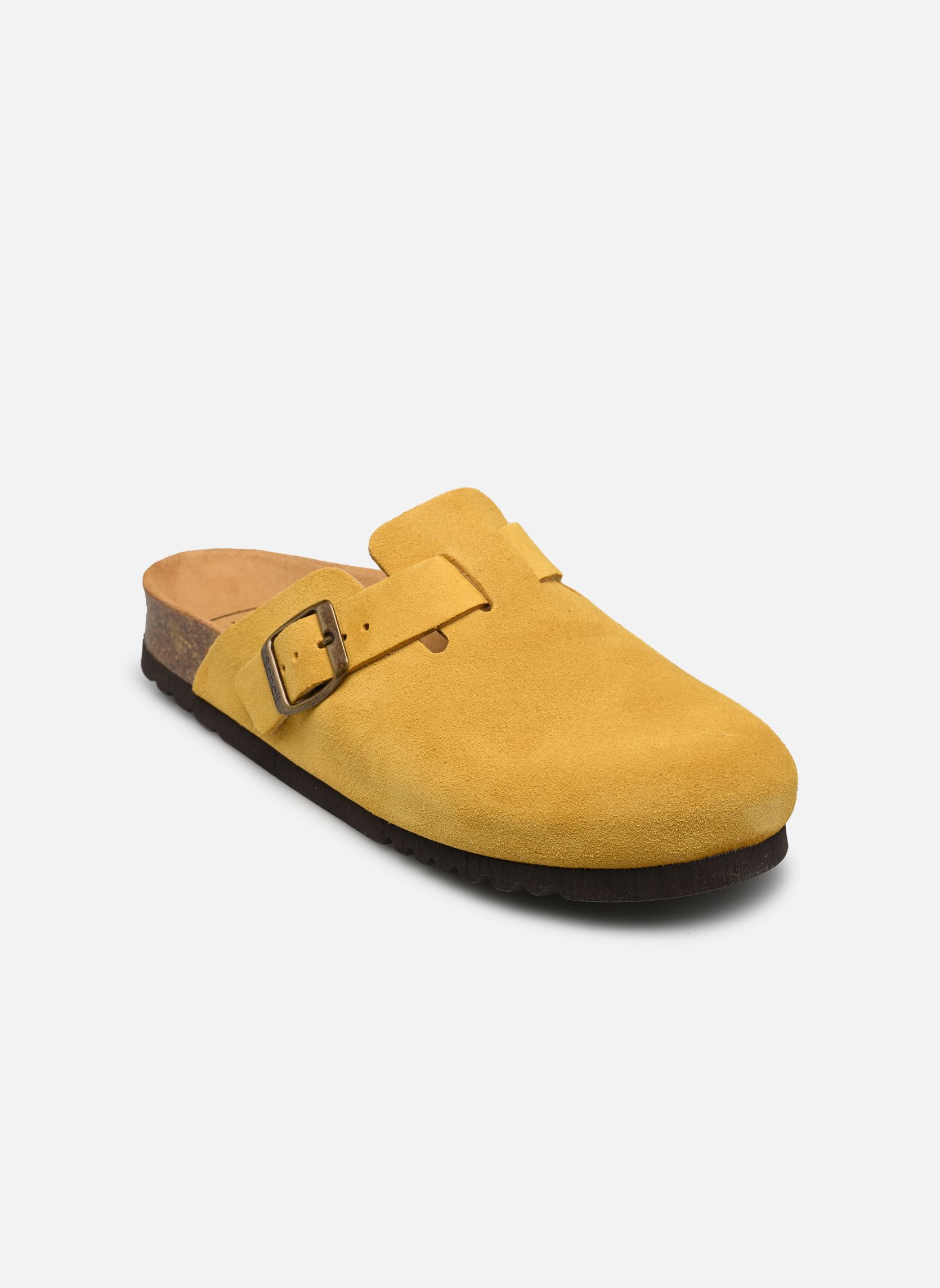 Mules FAE COLLECTION femme jaune Scholl Mules FAE COLLECTION femme jaune OCRE SUEDE