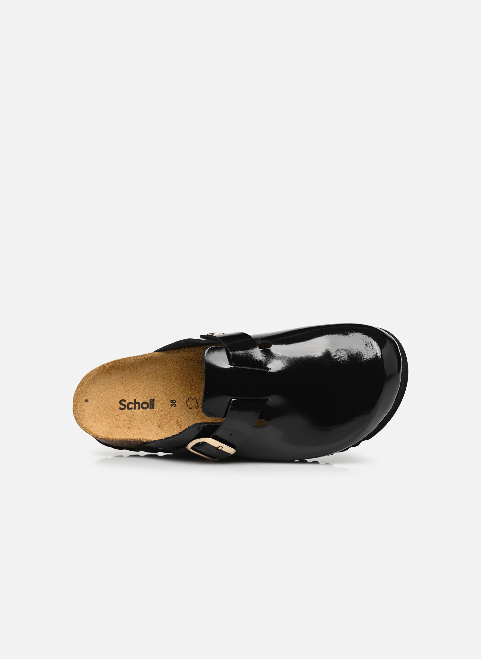 Pantoletten FAE COLLECTION damen schwarz Scholl Pantoletten FAE COLLECTION damen schwarz BLACK PATENT LEATHER