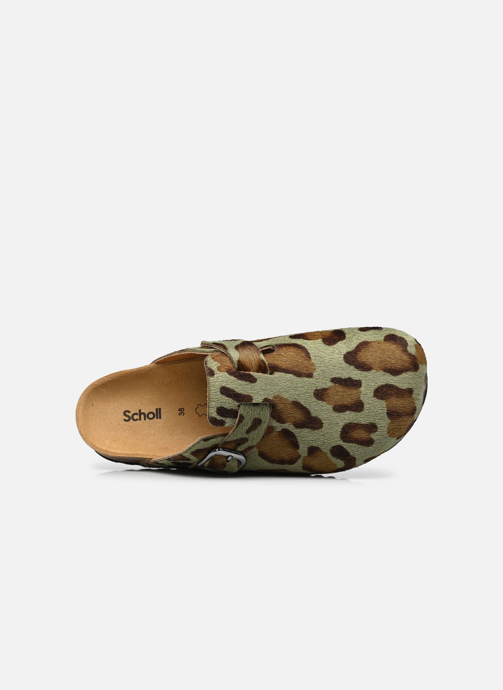 Mules FAE COLLECTION femme multicolore Scholl Mules FAE COLLECTION femme multicolore LEOPARD / OLIVE