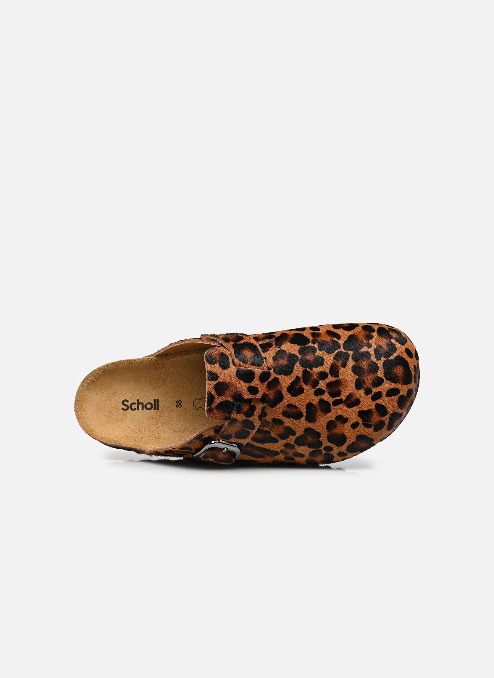 Mules FAE COLLECTION femme multicolore Scholl Mules FAE COLLECTION femme multicolore LEOPARD / BROWN