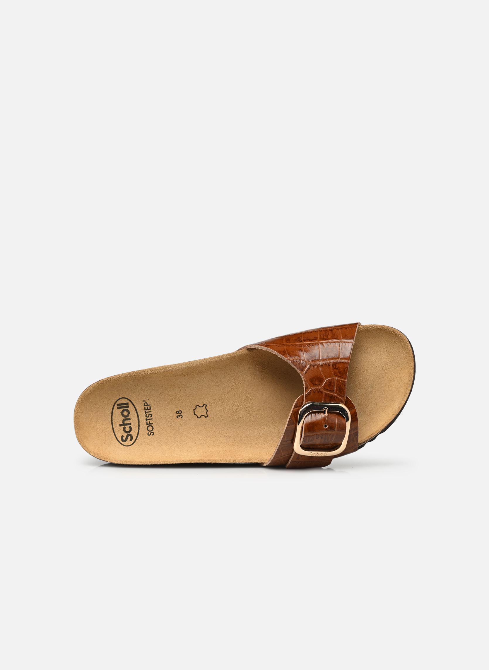 Sandales KATHLEEN COLLECTION femme marron Scholl Sandales KATHLEEN COLLECTION femme marron COGNAC CROCO