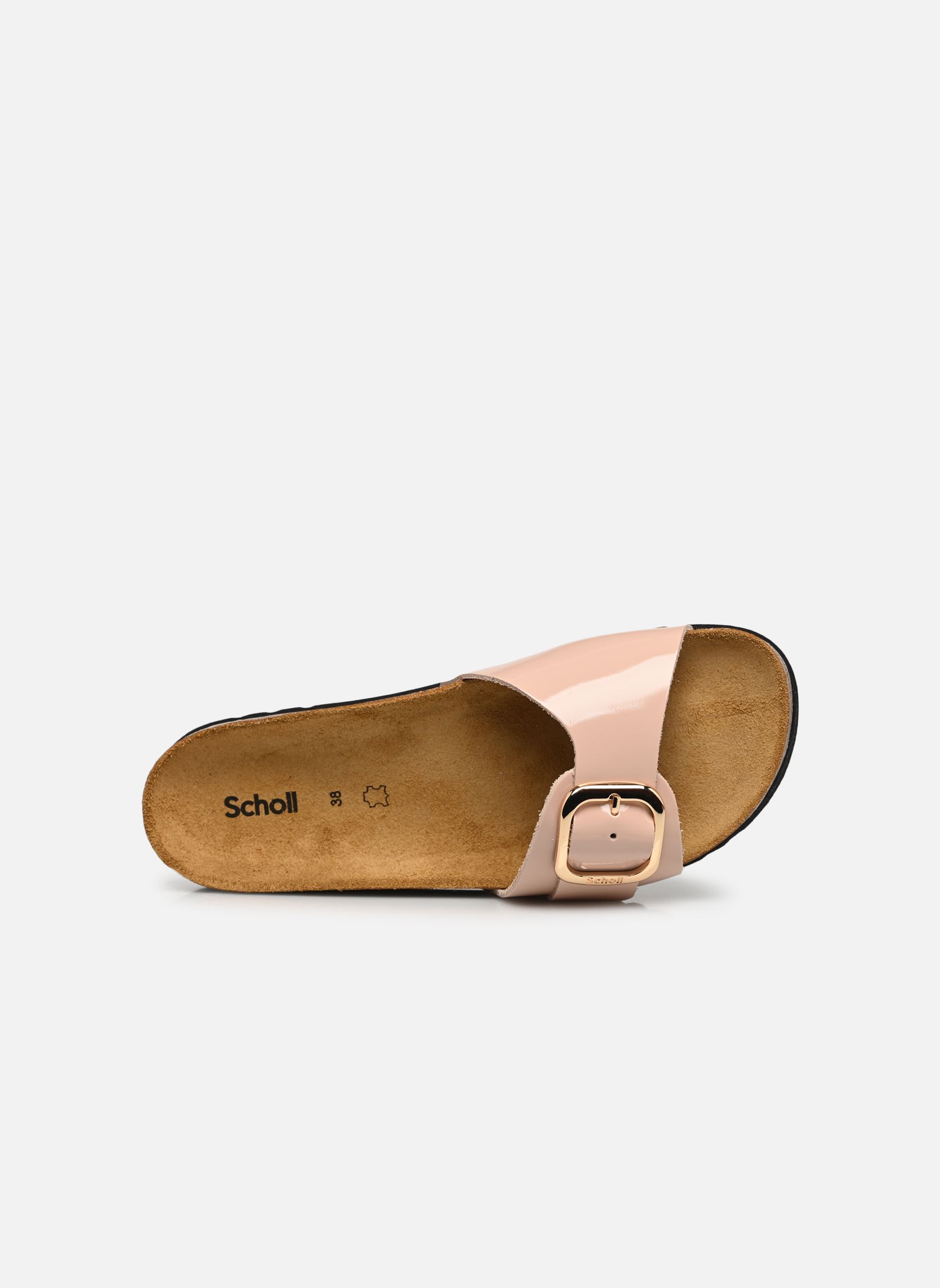 Sandalen KATHLEEN COLLECTION damen beige Scholl Sandalen KATHLEEN COLLECTION damen beige NUDE PATENT LEATHER