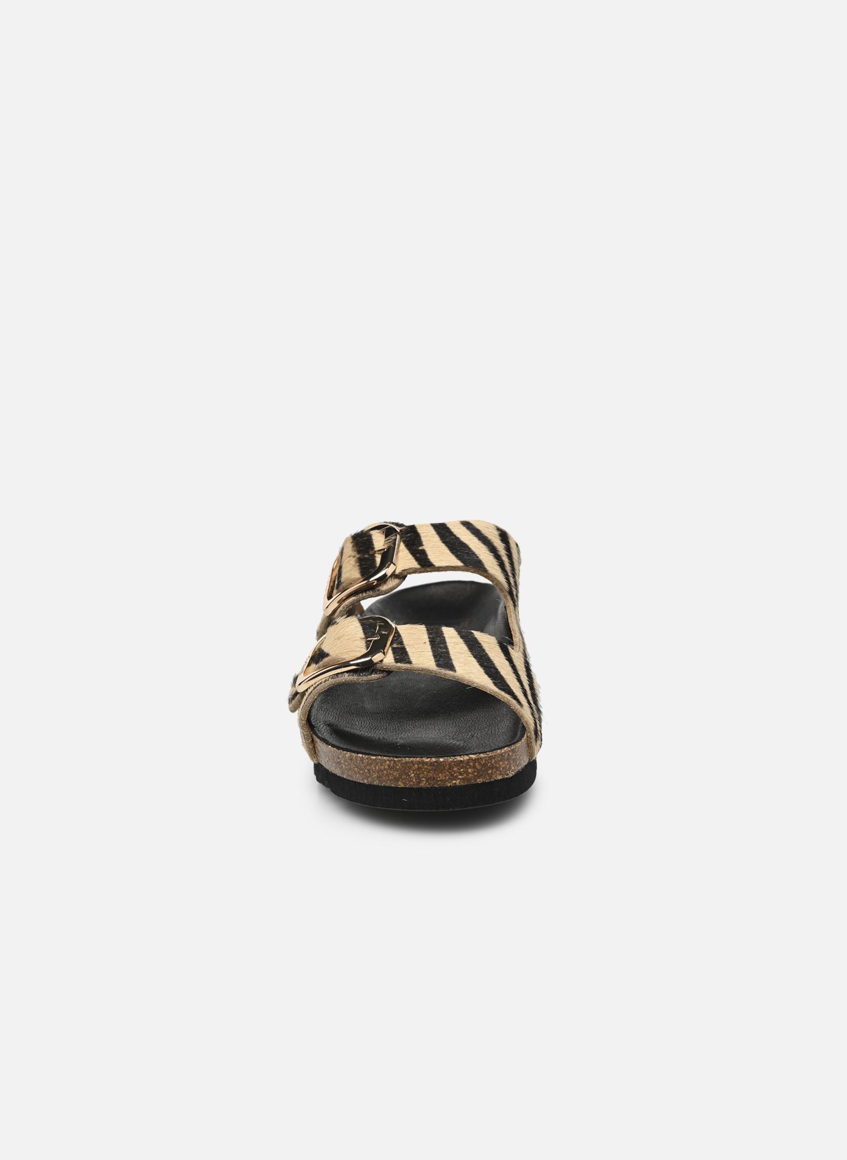 Pantoletten NOELLE COLLECTION damen schwarz Scholl Pantoletten NOELLE COLLECTION damen schwarz ZEBRA BEIGE/BLACK