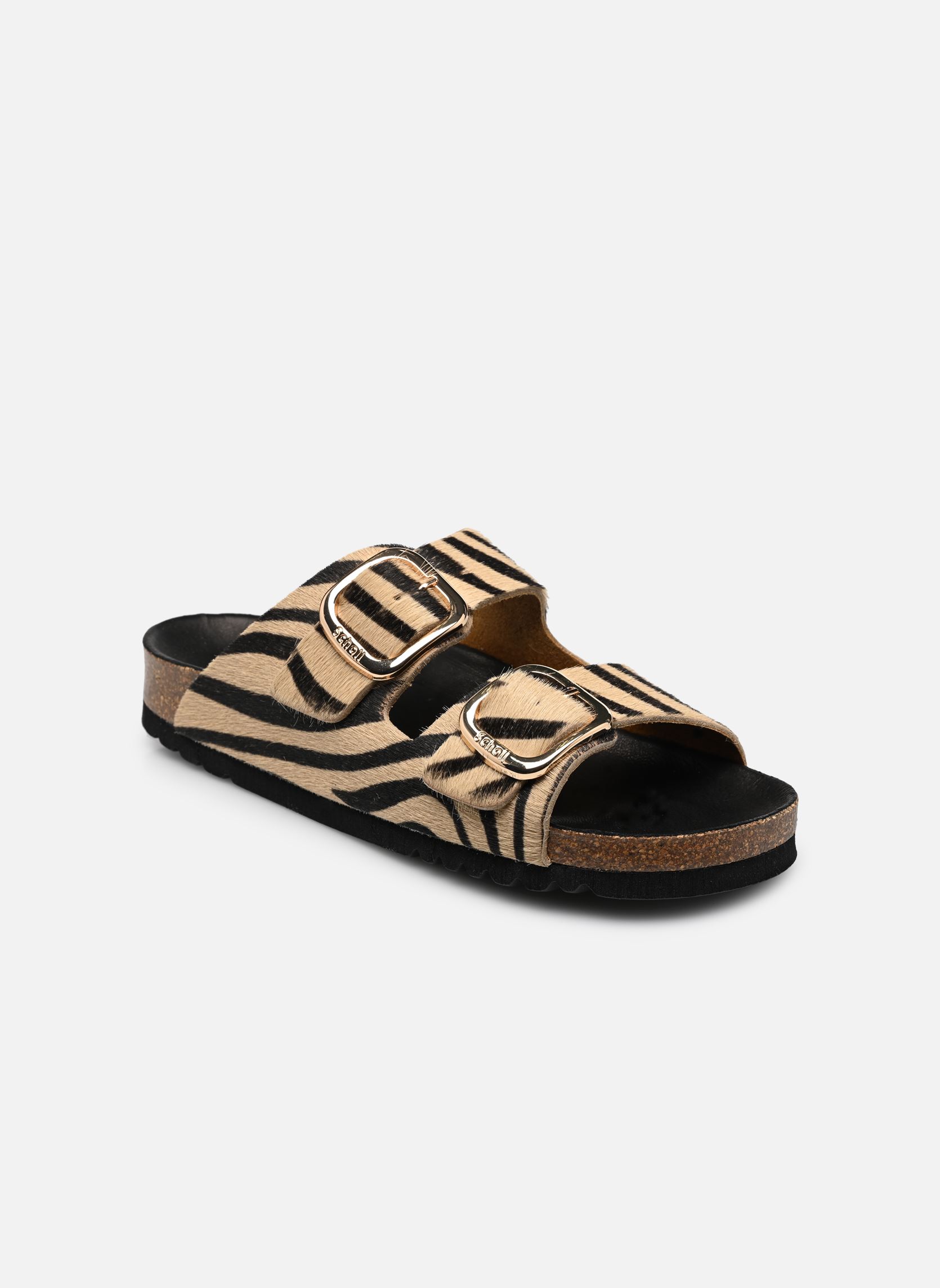 Pantoletten NOELLE COLLECTION damen schwarz Scholl Pantoletten NOELLE COLLECTION damen schwarz ZEBRA BEIGE/BLACK