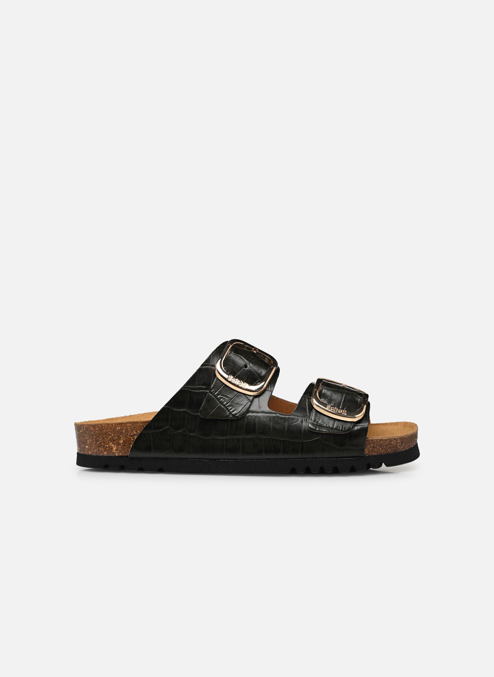 Pantoletten NOELLE COLLECTION damen grün Scholl Pantoletten NOELLE COLLECTION damen grün DARK GREEN CROCO