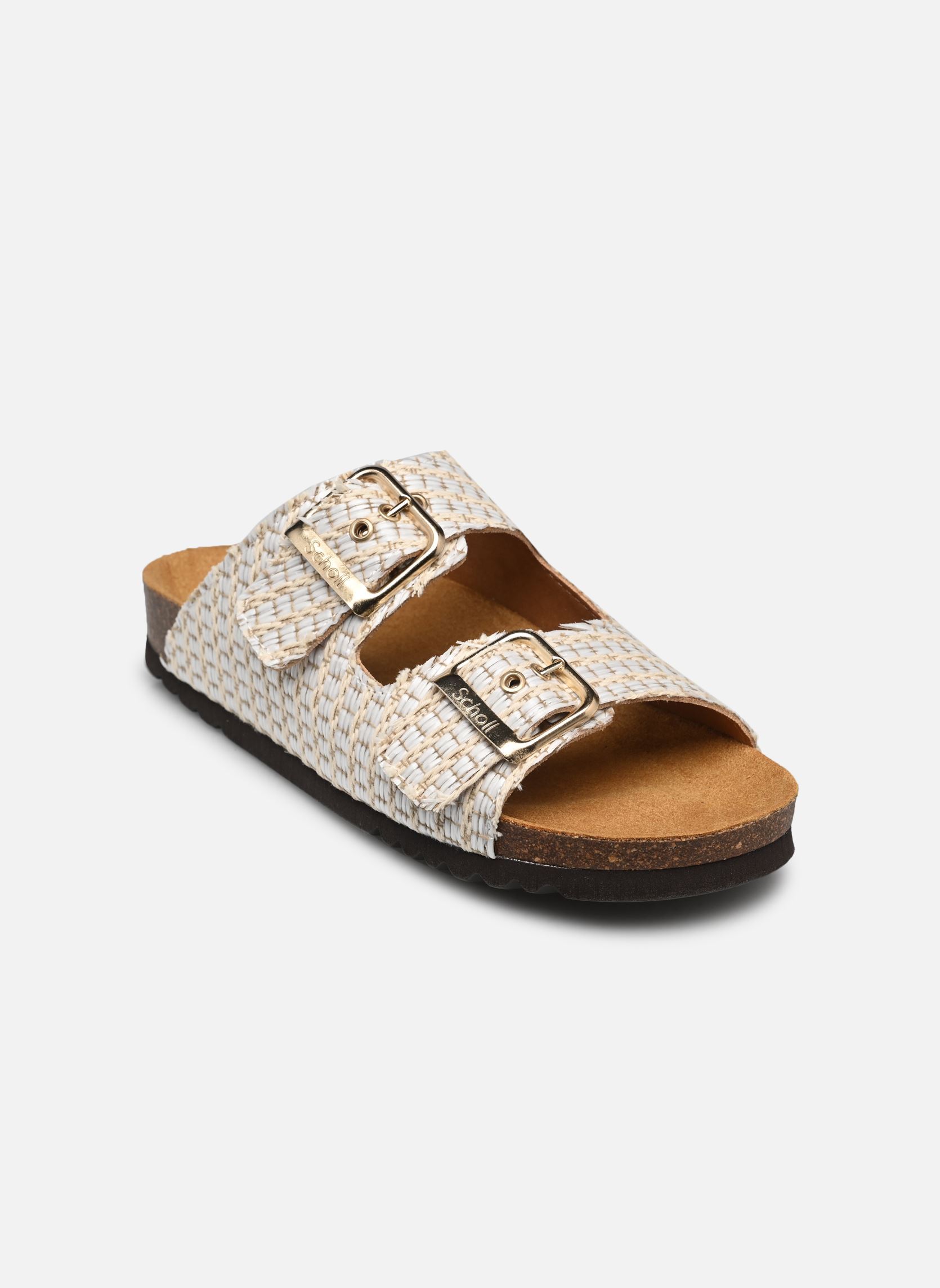 Pantoletten NOELLE COLLECTION damen weiß Scholl Pantoletten NOELLE COLLECTION damen weiß WHITE RAFFIA