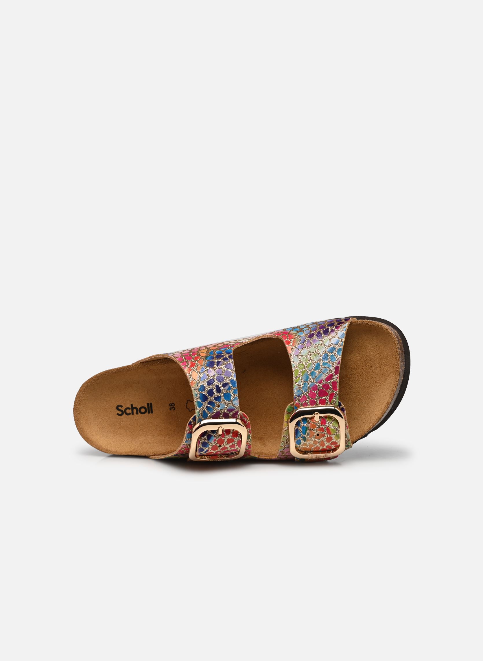 Mules NOELLE COLLECTION femme multicolore Scholl Mules NOELLE COLLECTION femme multicolore GOLD TEXTILE FANTESE