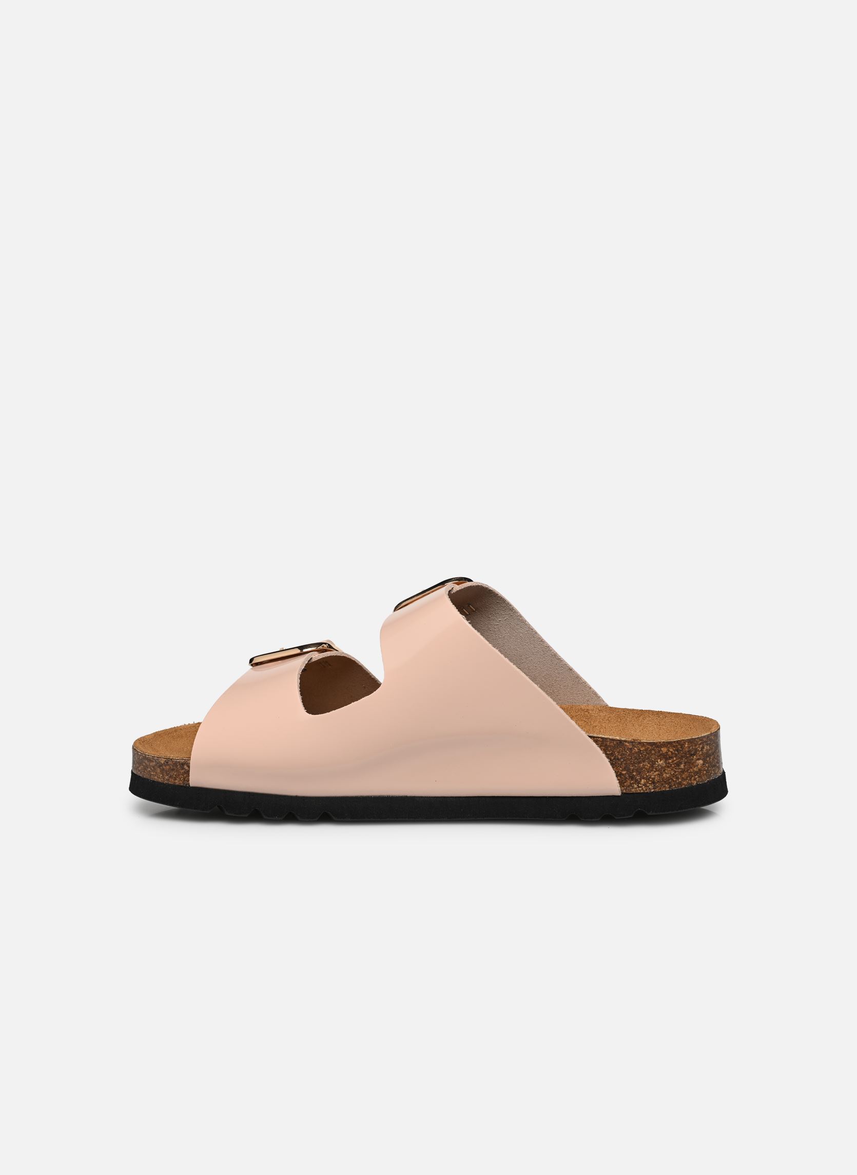 Pantoletten NOELLE COLLECTION damen beige Scholl Pantoletten NOELLE COLLECTION damen beige NUDE PATENT LEATHER