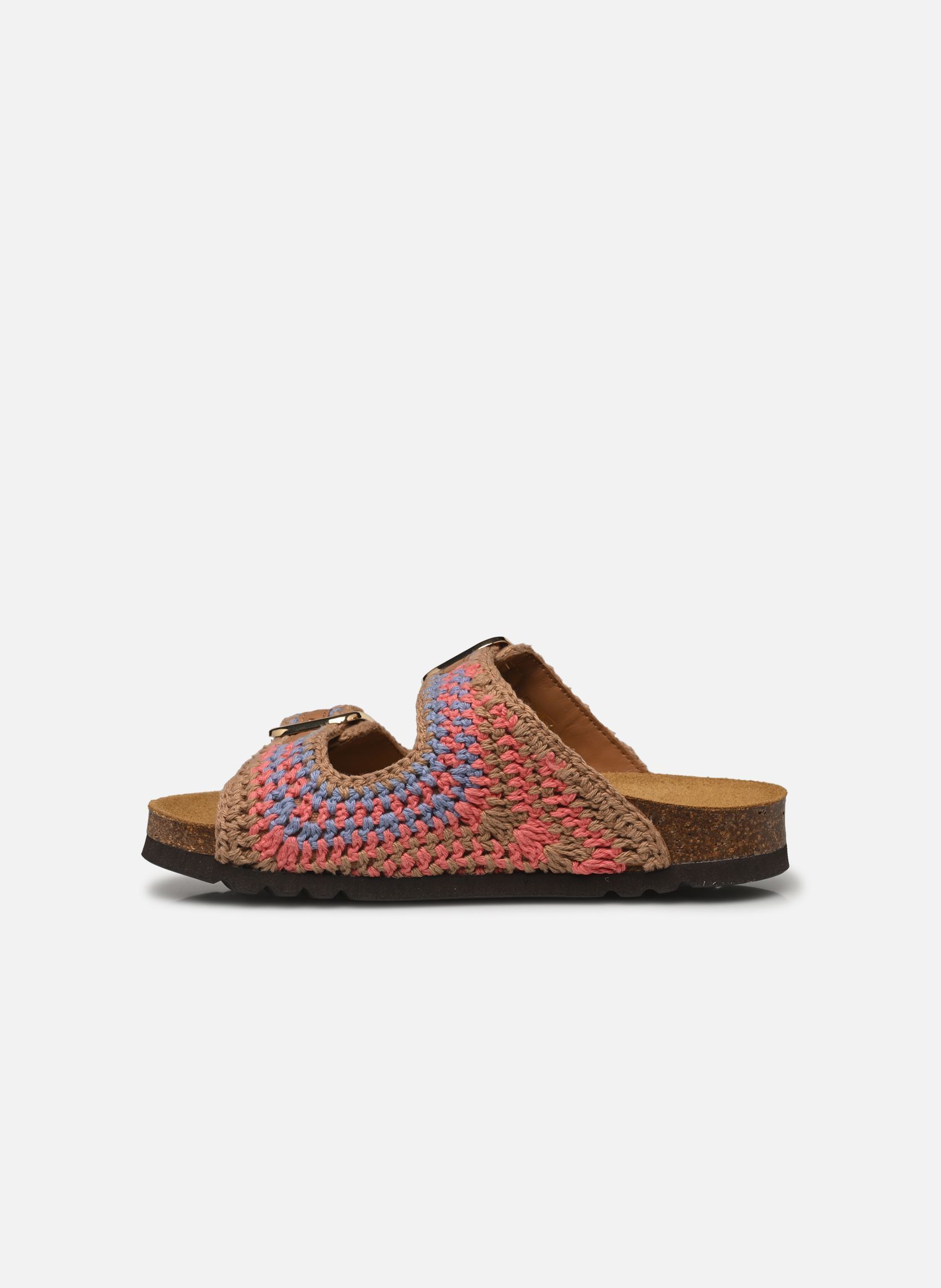 Mules NOELLE COLLECTION femme multicolore Scholl Mules NOELLE COLLECTION femme multicolore DARK BROWN/PURPLE/CORAL
