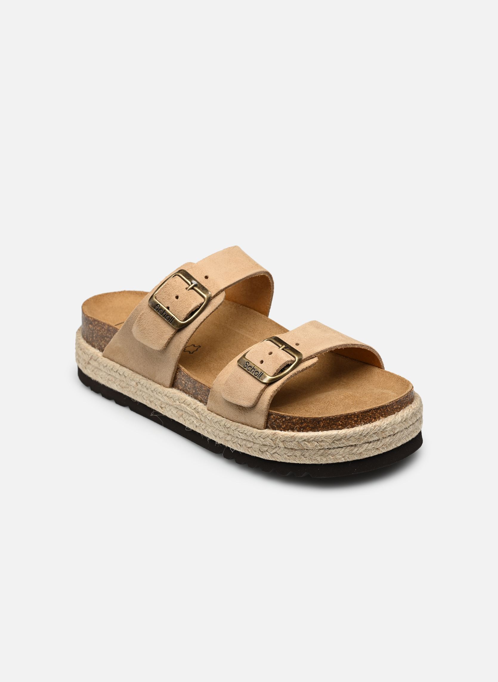 Sandales compensées et plateformes INES COLLECTION femme beige Scholl Sandales compensées et plateformes INES COLLECTION femme beige BEIGE