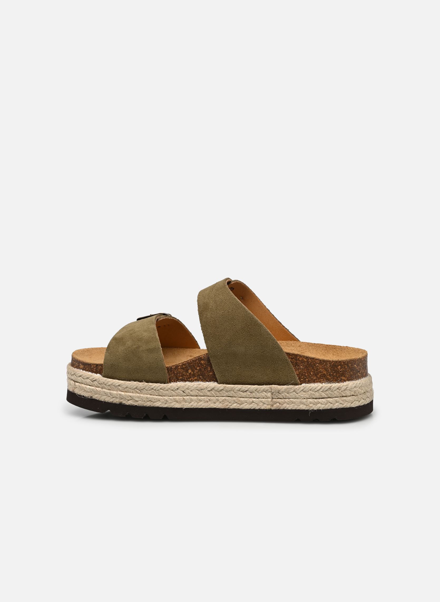 Sandales compensées et plateformes INES COLLECTION femme vert Scholl Sandales compensées et plateformes INES COLLECTION femme vert KHAKI SUEDE