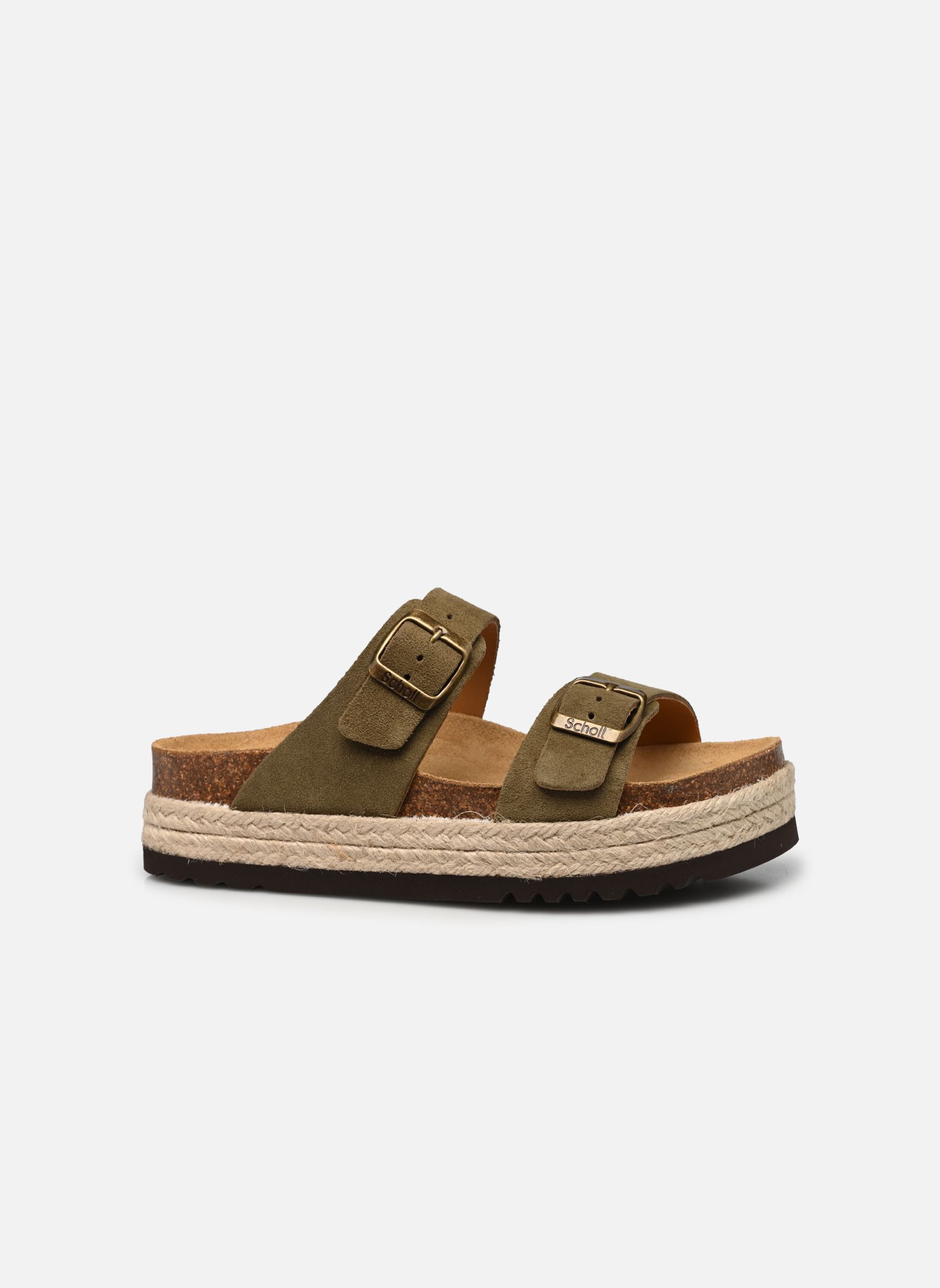 Sandales compensées et plateformes INES COLLECTION femme vert Scholl Sandales compensées et plateformes INES COLLECTION femme vert KHAKI SUEDE