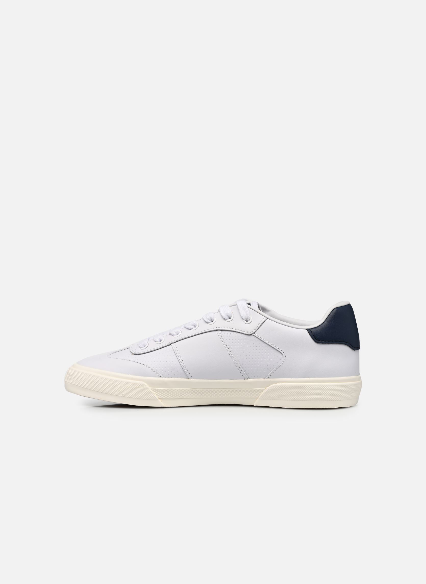 Niedrige Sneaker CLAY PERF LEATHER herren weiß Fred Perry Niedrige Sneaker CLAY PERF LEATHER herren weiß 100-WHITE