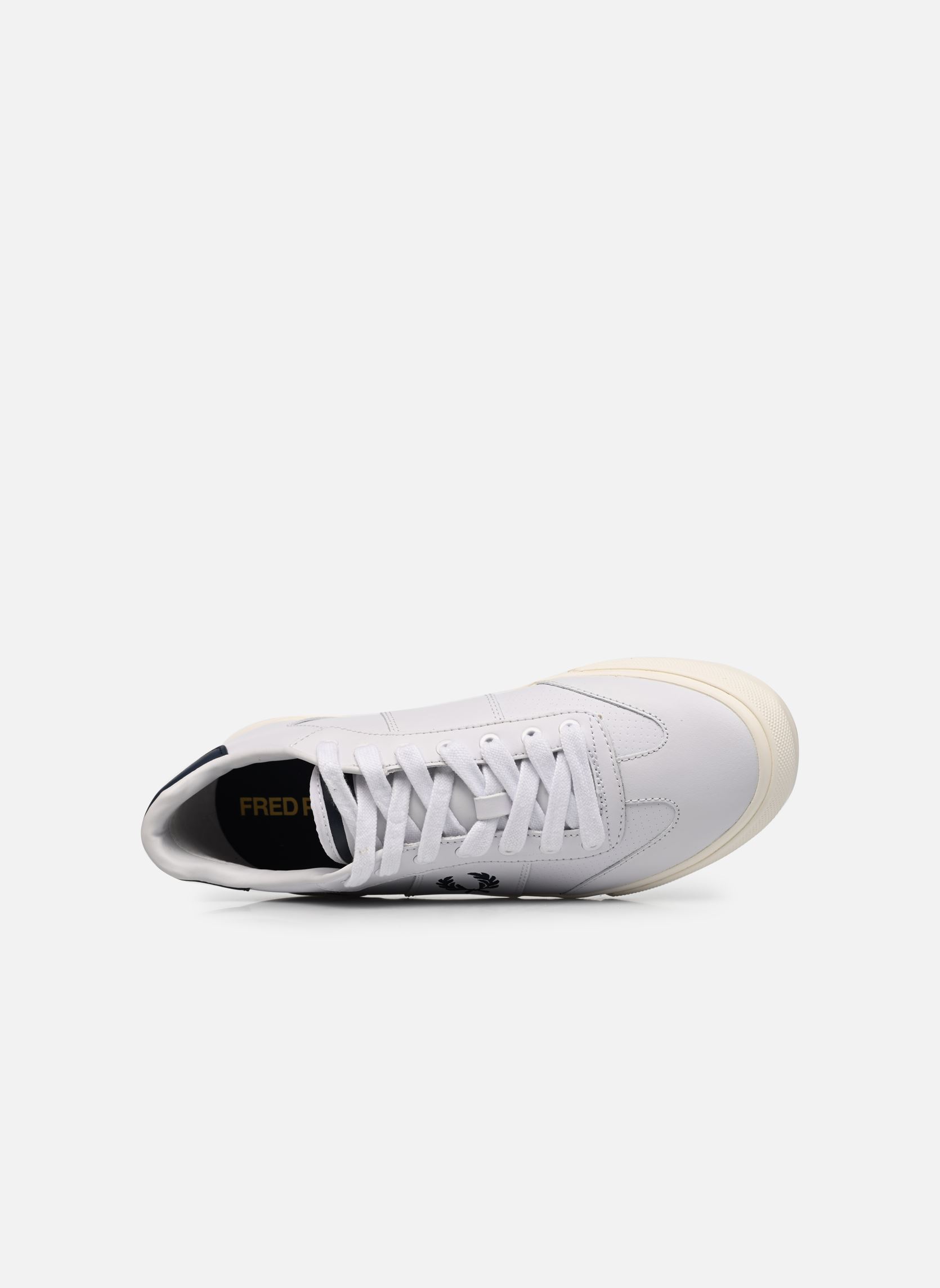 Niedrige Sneaker CLAY PERF LEATHER herren weiß Fred Perry Niedrige Sneaker CLAY PERF LEATHER herren weiß 100-WHITE