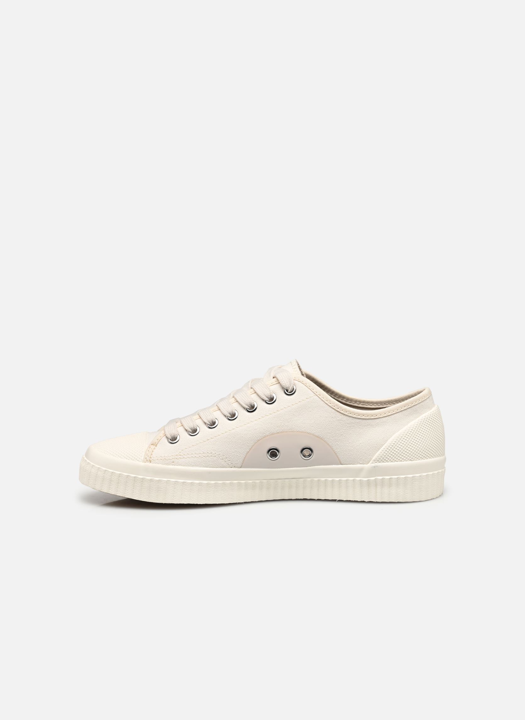 Niedrige Sneaker HUGHES LOW CANVAS herren weiß Fred Perry Niedrige Sneaker HUGHES LOW CANVAS herren weiß LGHTECRU/OATMEAL