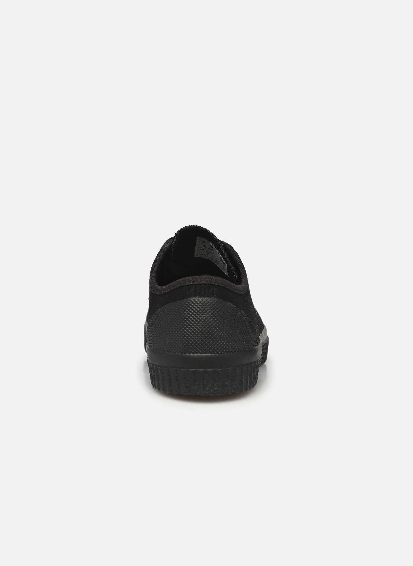 Niedrige Sneaker HUGHES LOW CANVAS herren schwarz Fred Perry Niedrige Sneaker HUGHES LOW CANVAS herren schwarz BLACK / OATMEAL