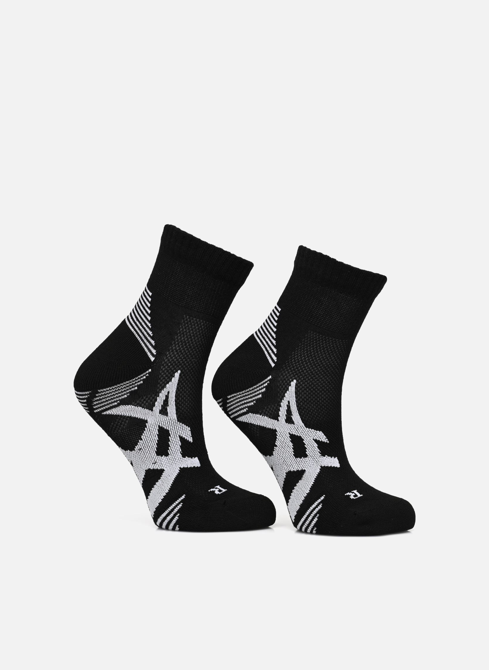 Chaussettes et collants Asics 2PPK CUSHION RUN QUARTER SOCK pour Accessoires - vue 3