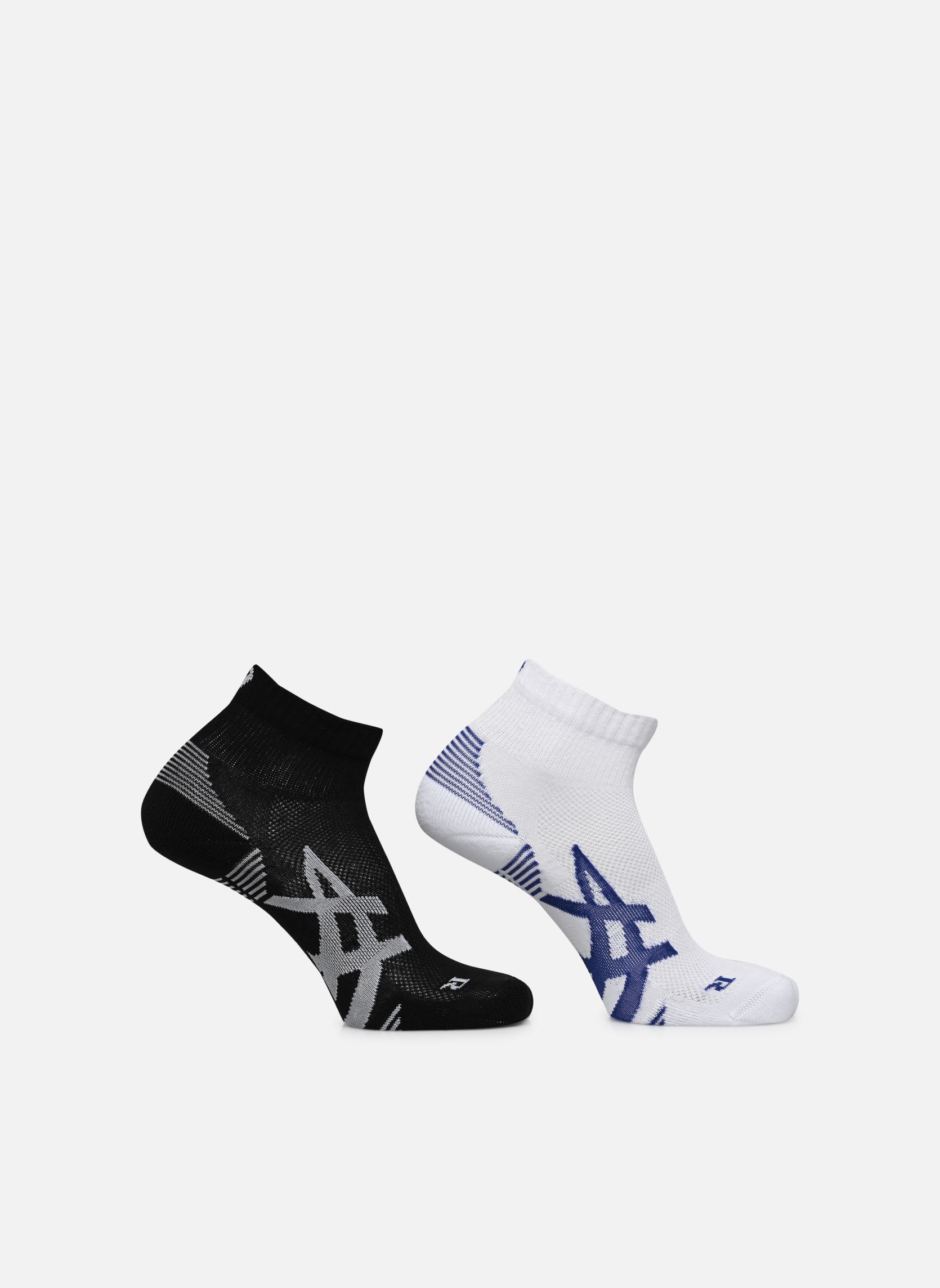 Chaussettes et collants Asics 2PPK CUSHION RUN QUARTER SOCK pour Accessoires - vue 2