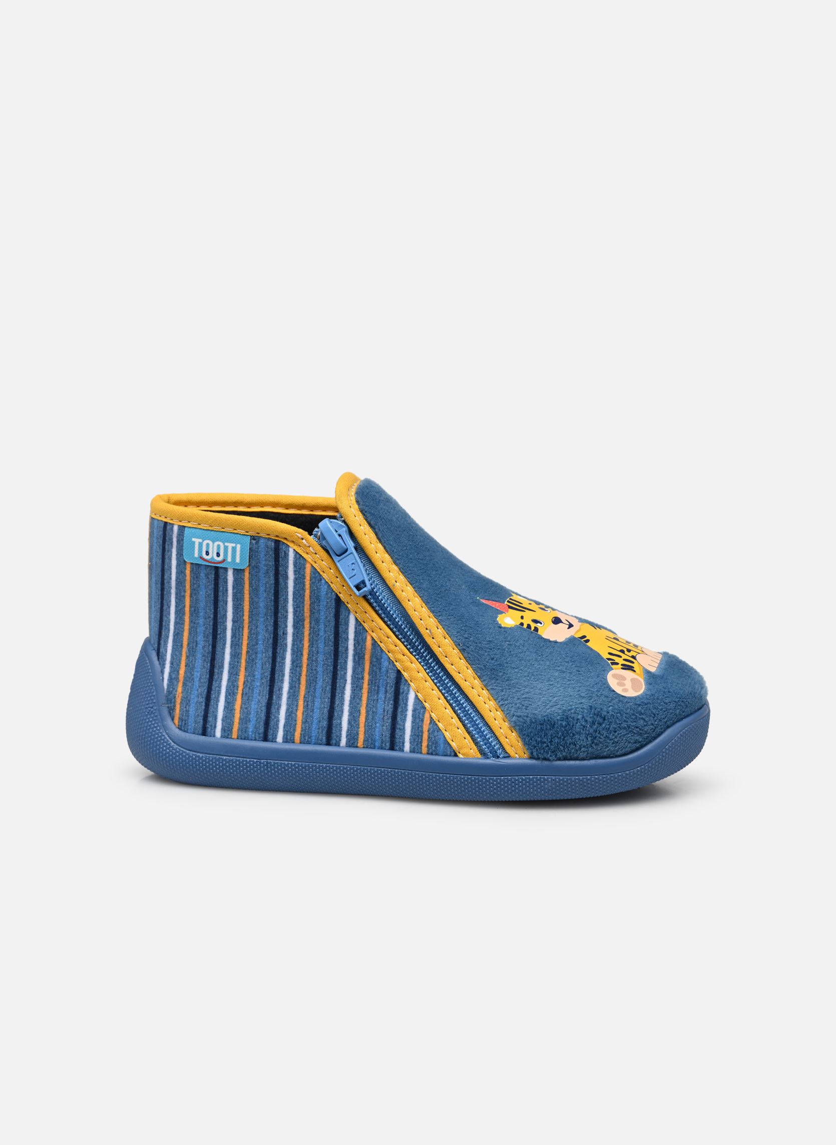 Chaussons Graff Tr1 9813 garçon bleu Tooti Chaussons Graff Tr1 9813 garçon bleu PETROLE/JEAN-MARINE