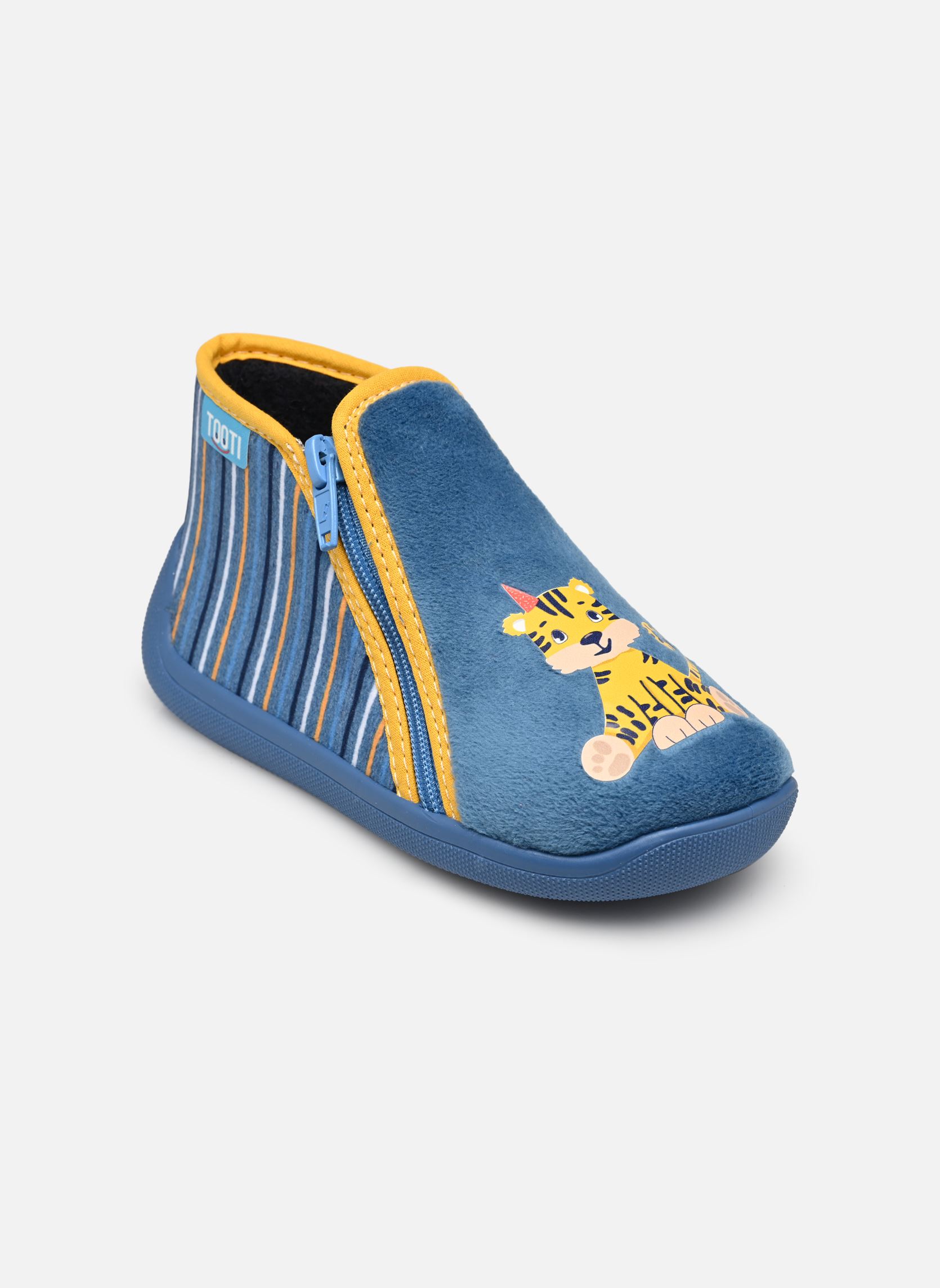Chaussons Graff Tr1 9813 garçon bleu Tooti Chaussons Graff Tr1 9813 garçon bleu PETROLE/JEAN-MARINE
